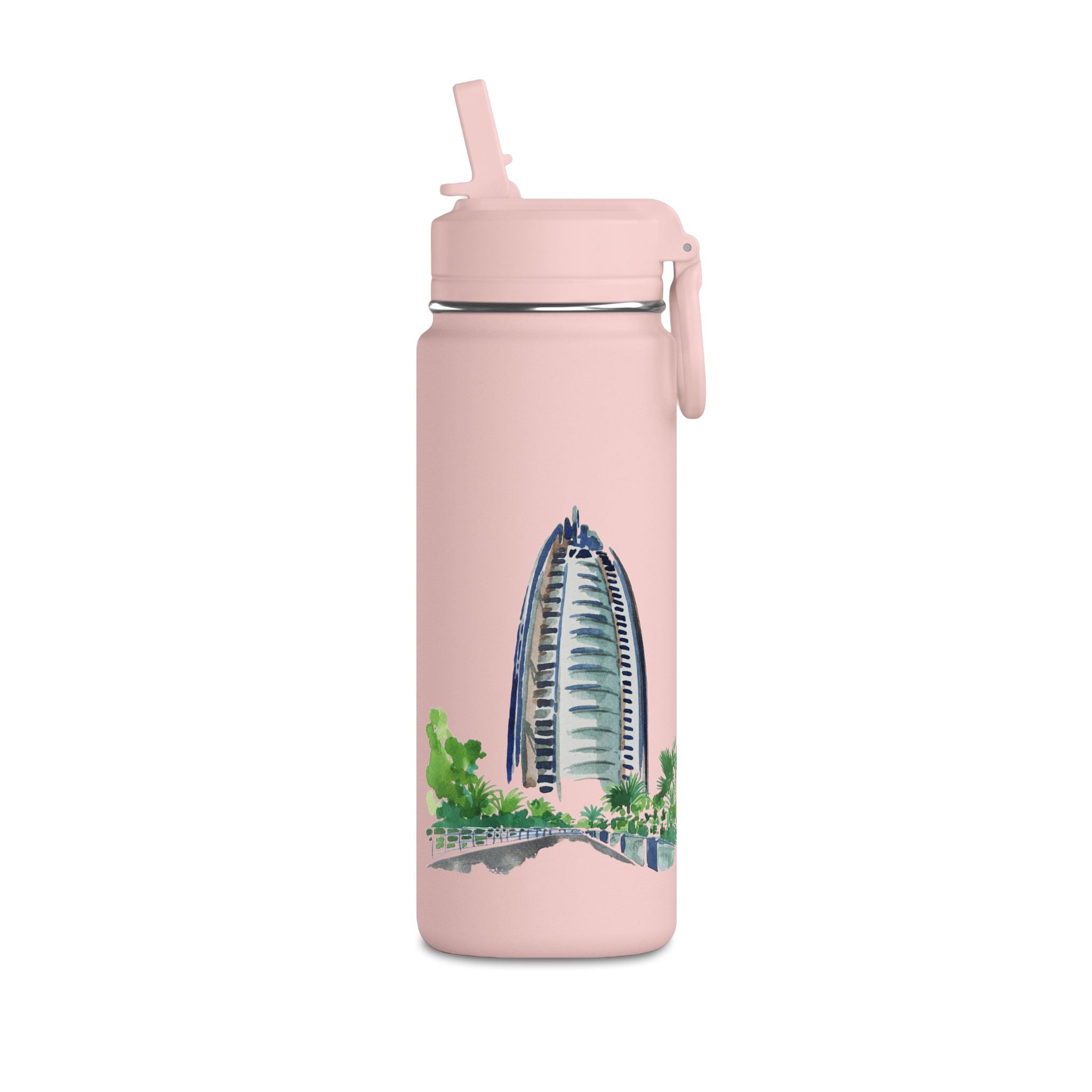 SAEVO Burj Al Arab Watercolor Mini Water Bottle – 0.6L