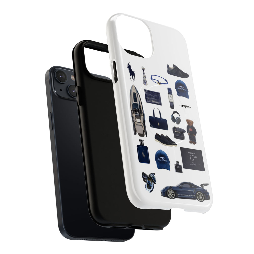 SAEVO Riviera Blue Magnetic iPhone Case