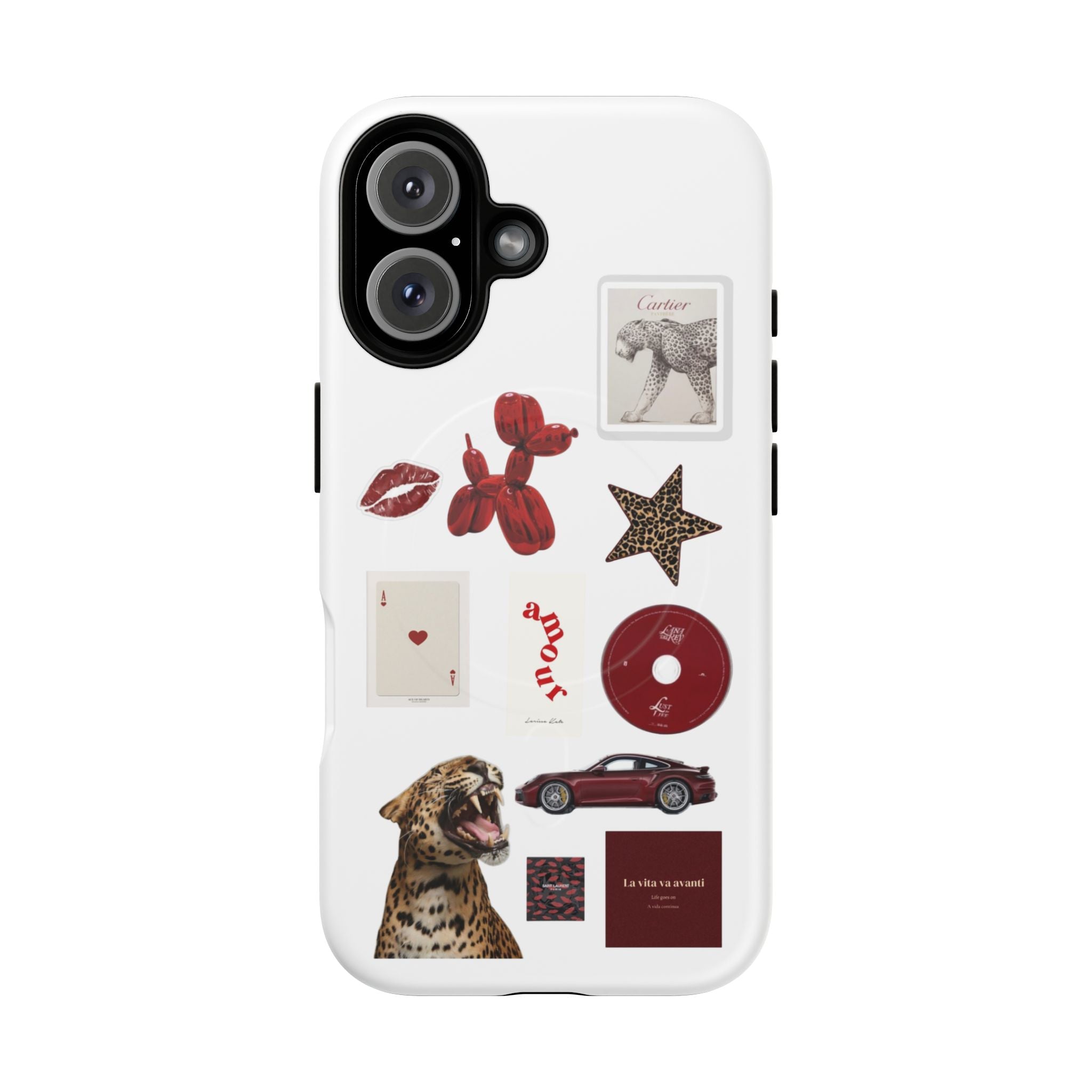 SAEVO Crimson Instinct Magnetic iPhone Case