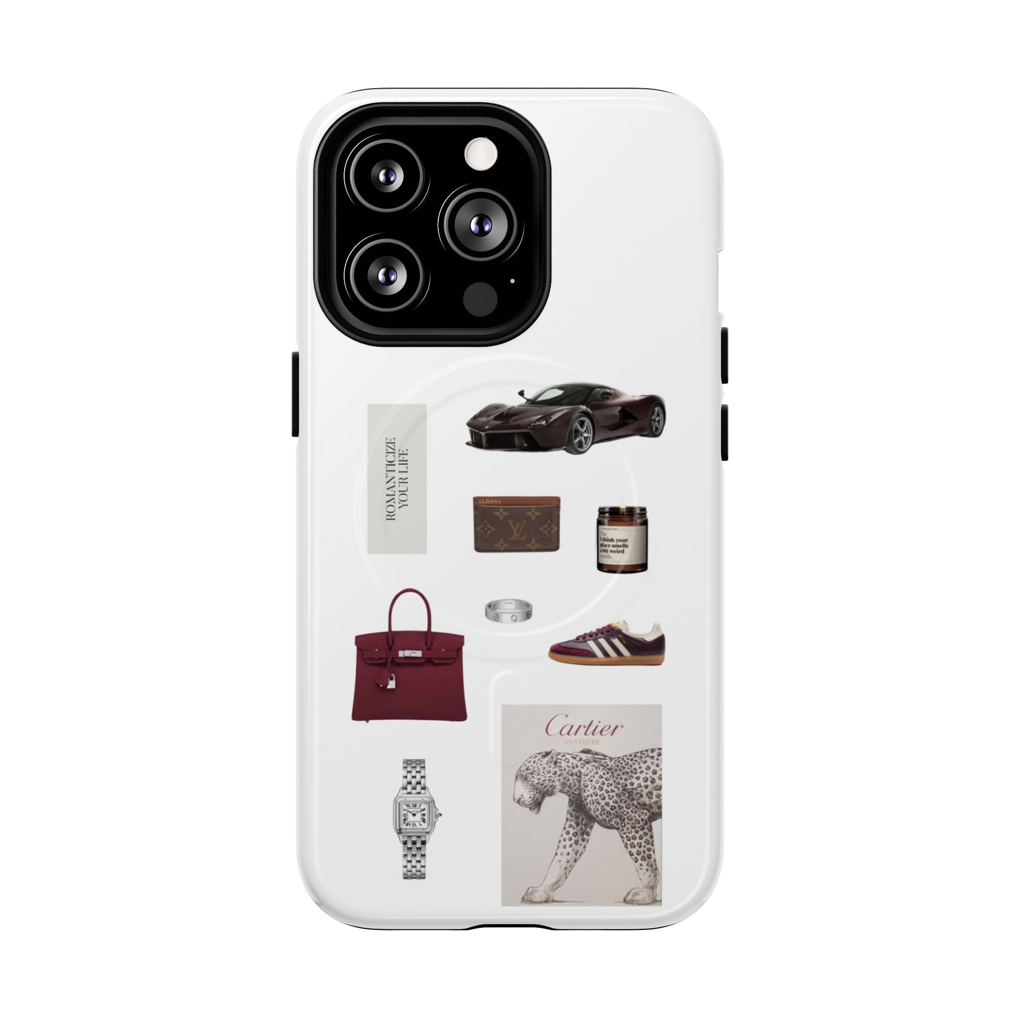 SAEVO Bordeaux Luxe Magnetic iPhone Case