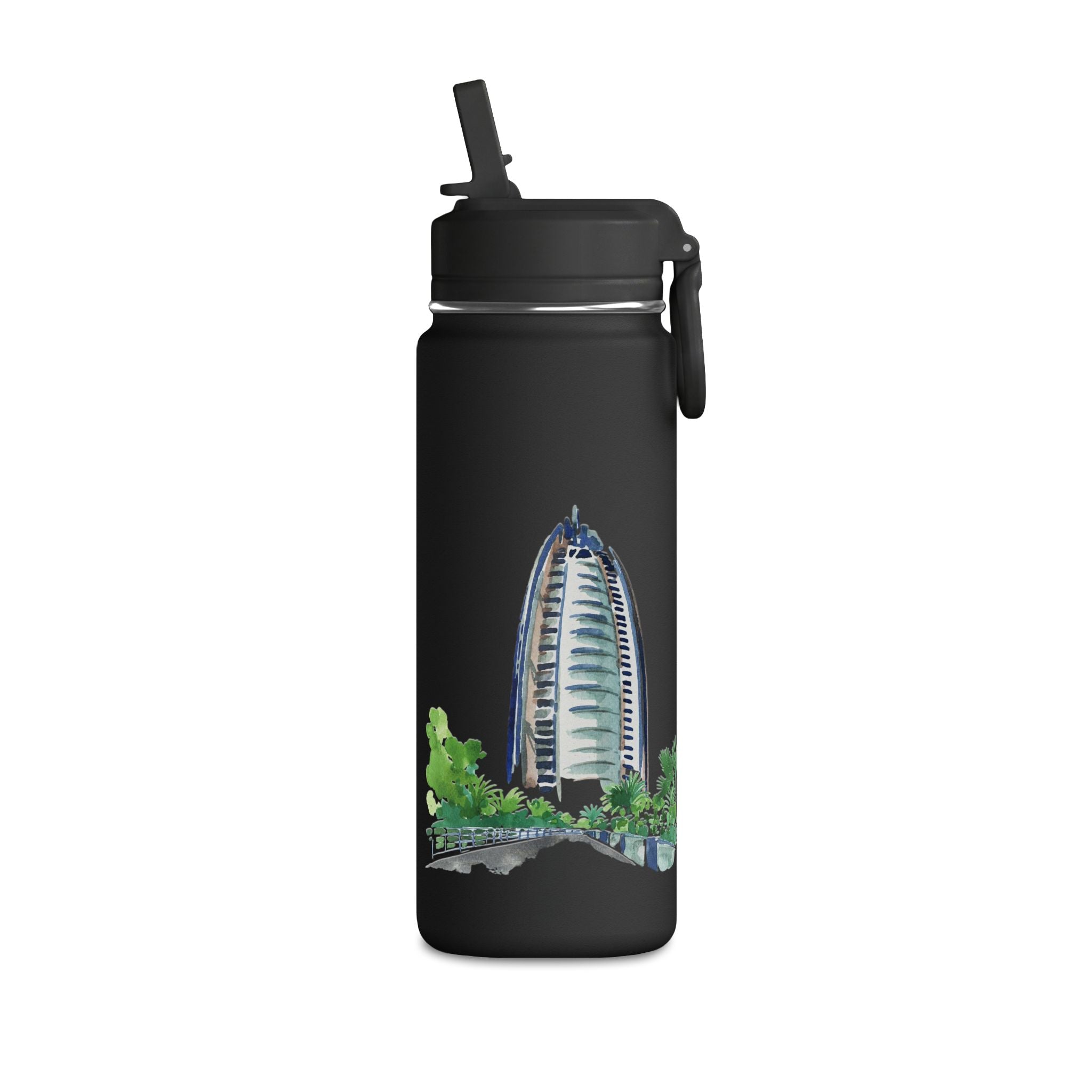 SAEVO Burj Al Arab Watercolor Mini Water Bottle – 0.6L