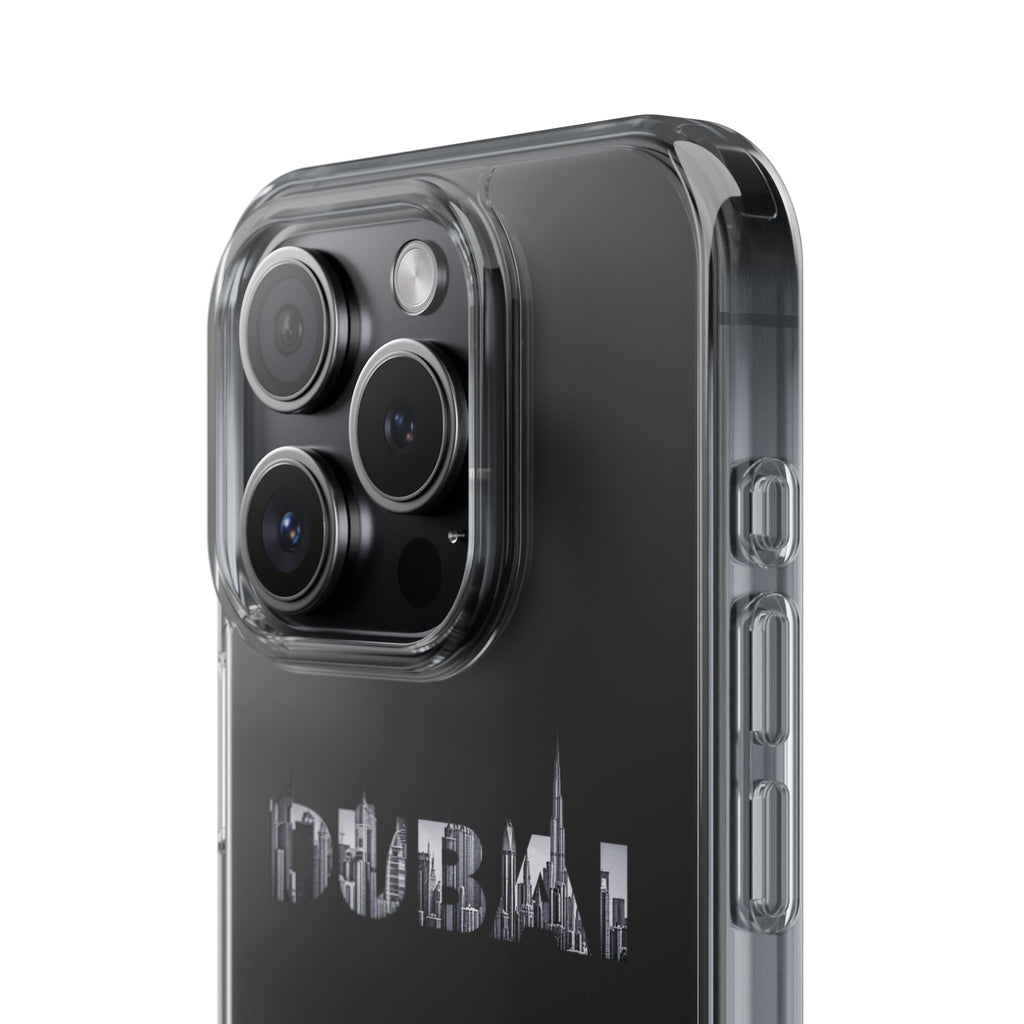 Dubai Skyline Clear Impact-Resistant Case