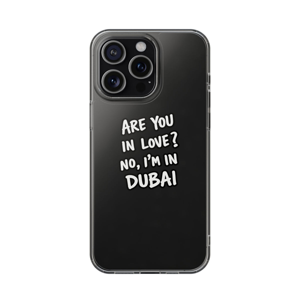 Dubai Love Clear Impact-Resistant Case