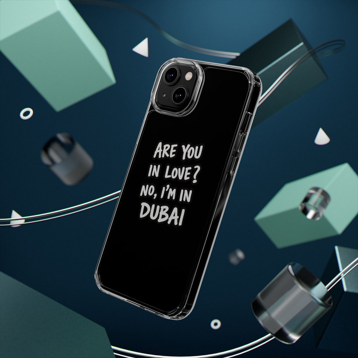 Dubai Love Clear Impact-Resistant Case