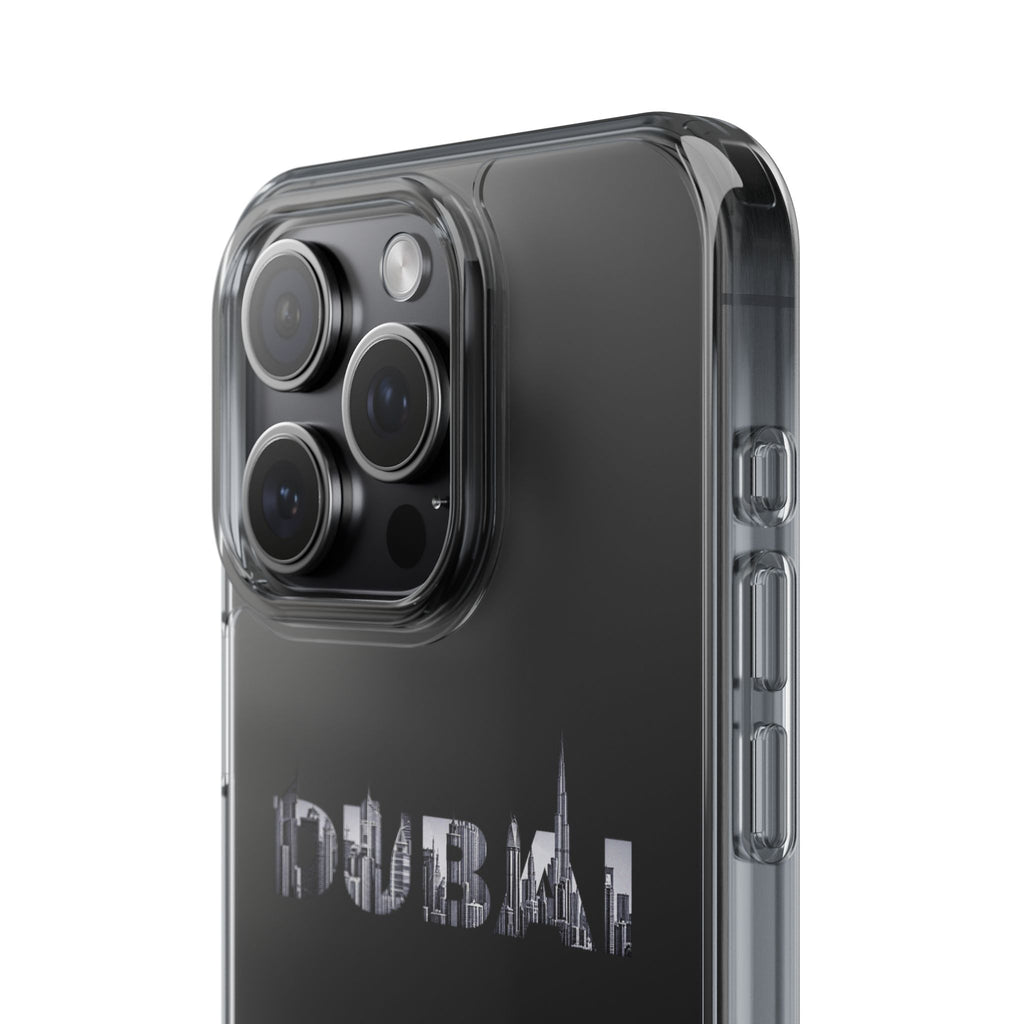 Dubai Skyline Clear Impact-Resistant Case