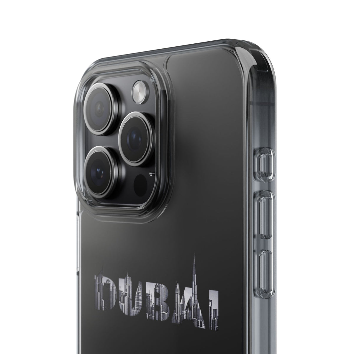 Dubai Skyline Clear Impact-Resistant Case