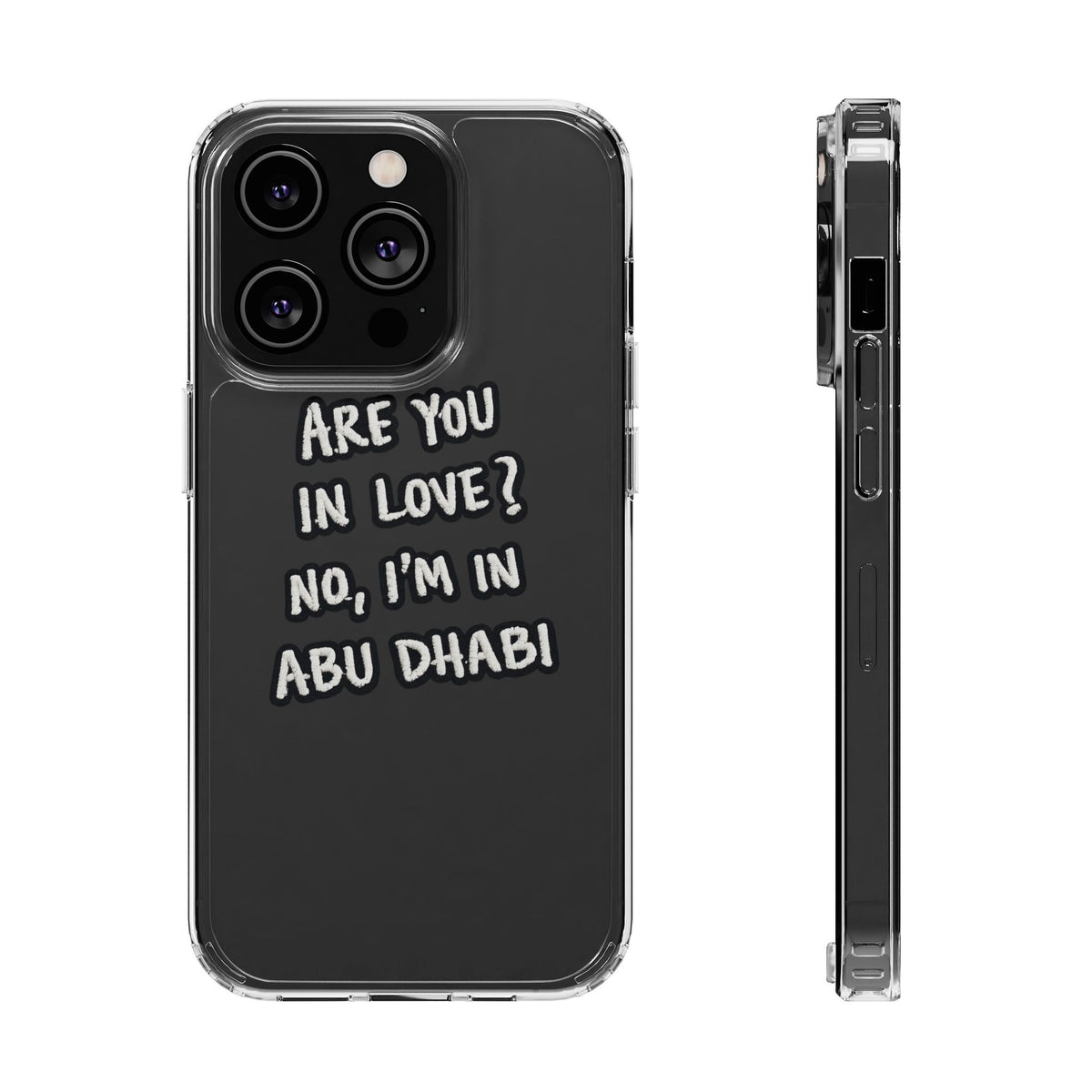 Abu Dhabi Love Clear Case
