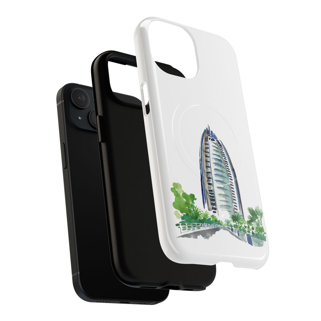SAEVO Burj Al Arab Watercolor Magnetic iPhone Case