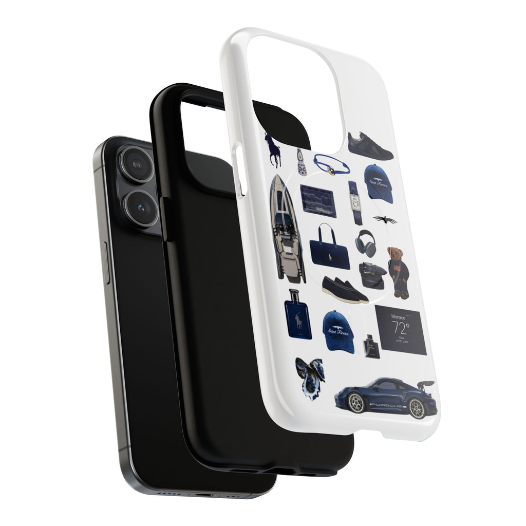 SAEVO Riviera Blue Magnetic iPhone Case