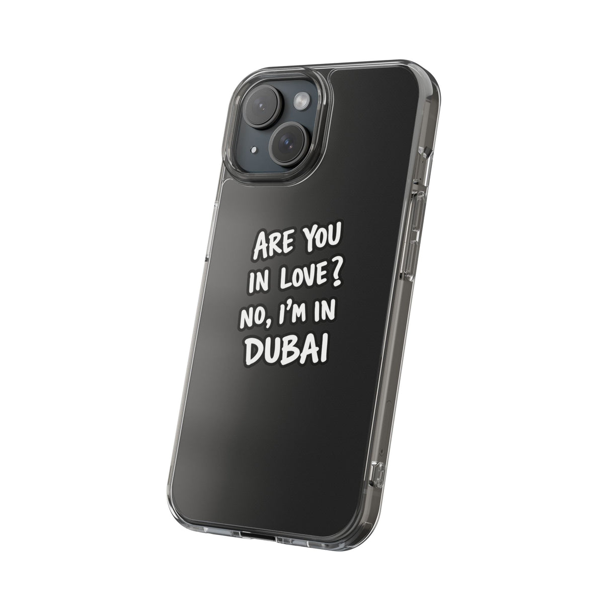 Dubai Love Clear Impact-Resistant Case