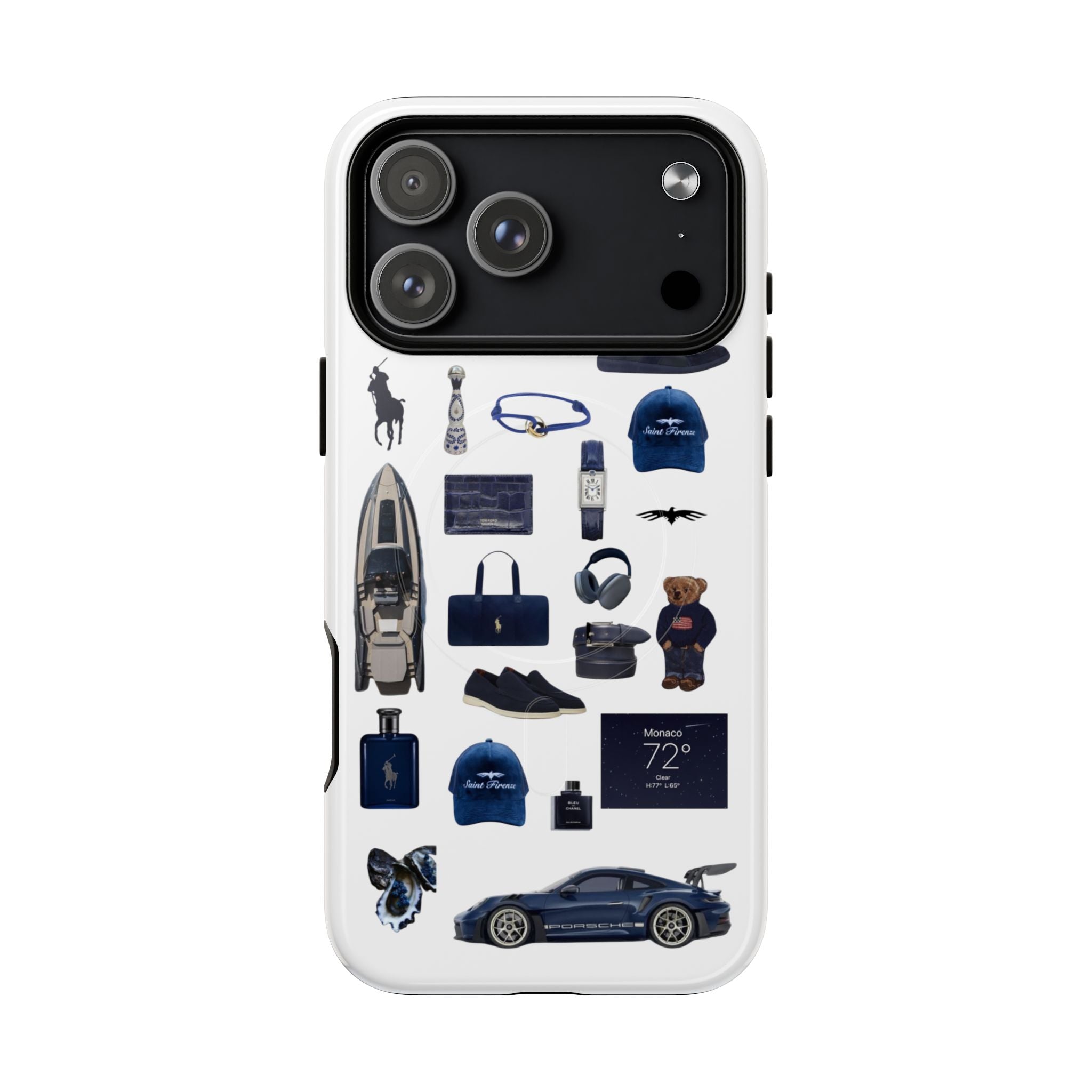 SAEVO Riviera Blue Magnetic iPhone Case