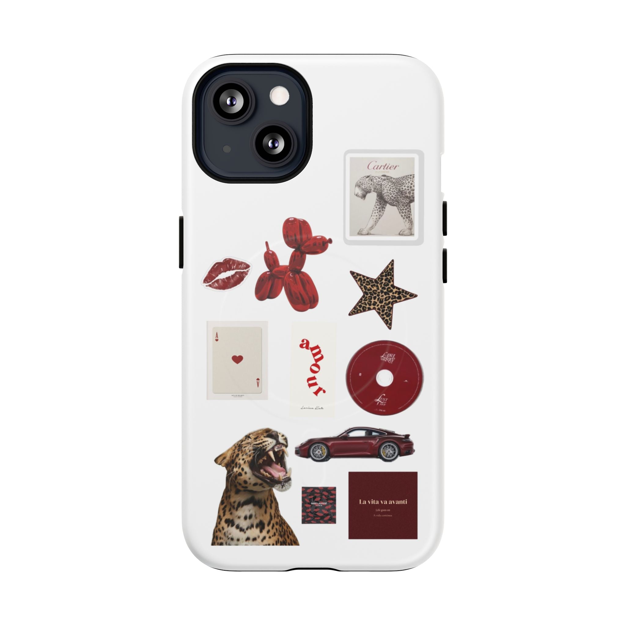 SAEVO Crimson Instinct Magnetic iPhone Case