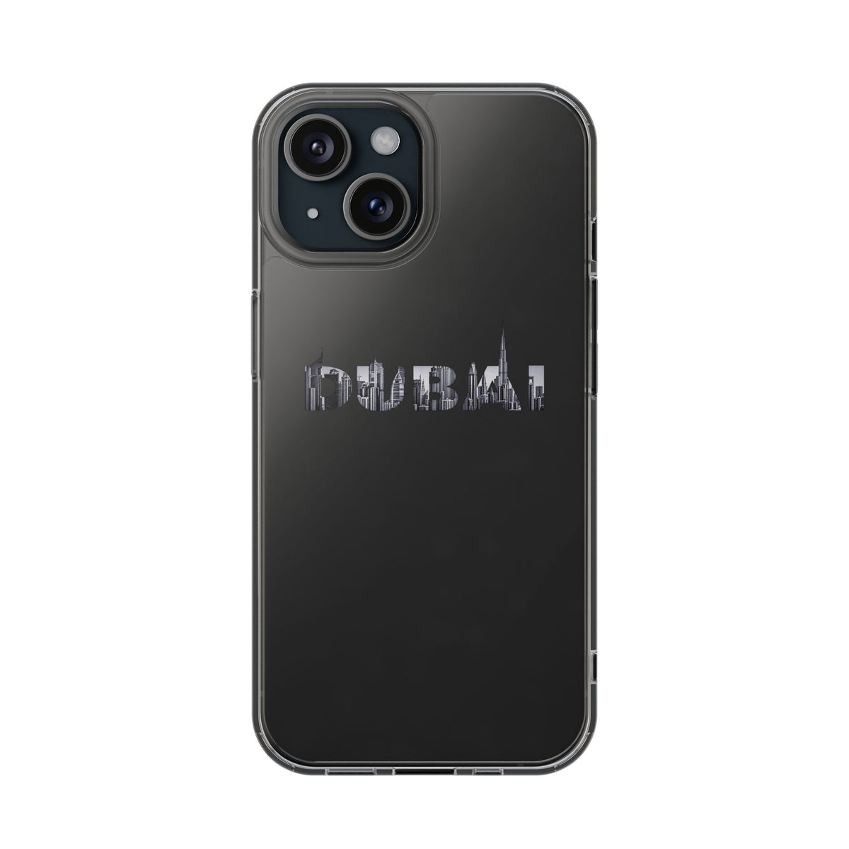 Dubai Skyline Clear Impact-Resistant Case