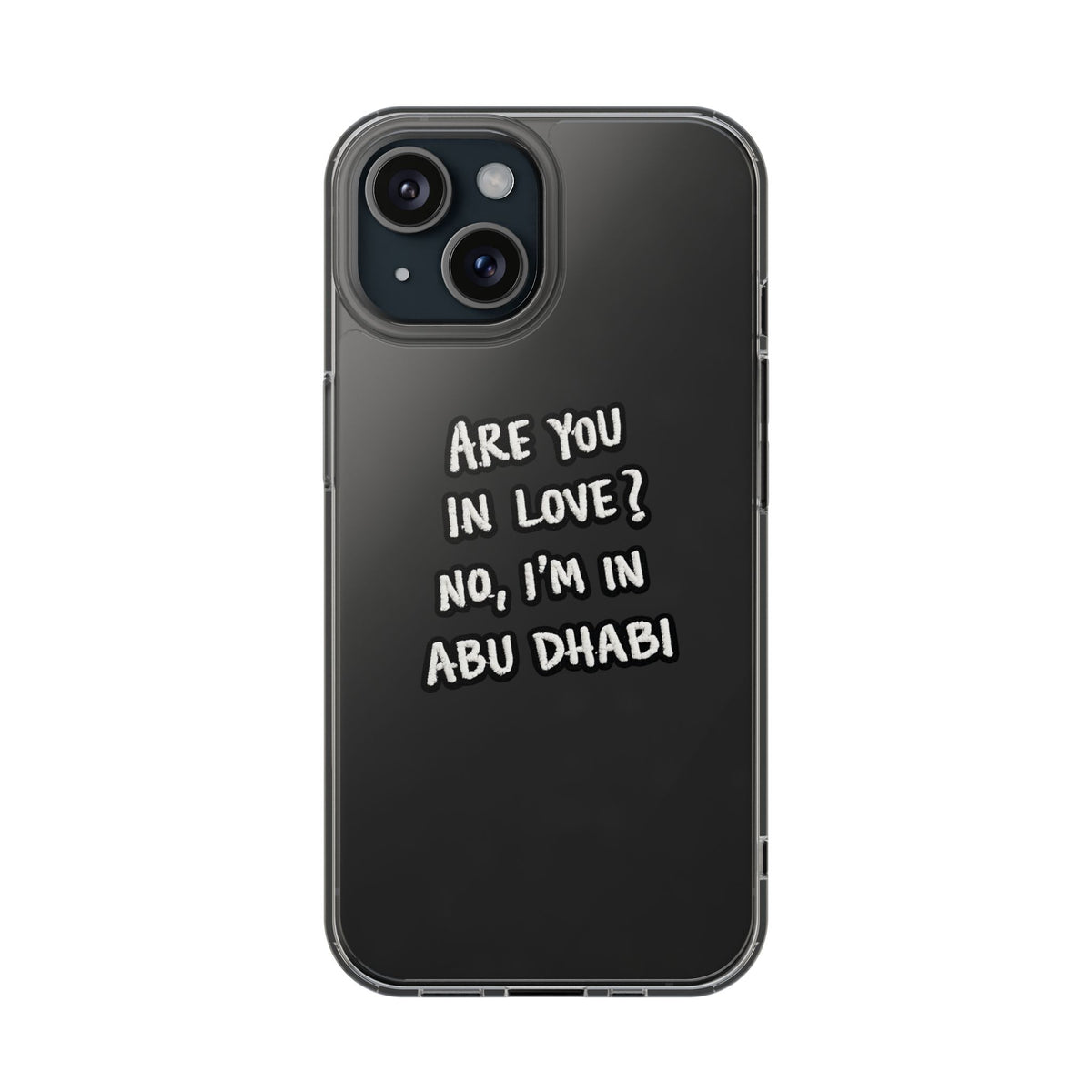 Abu Dhabi Love Clear Case
