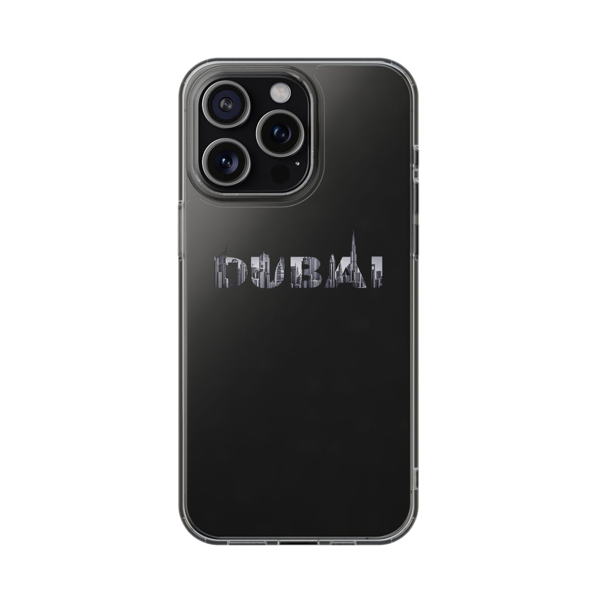 Dubai Skyline Clear Impact-Resistant Case