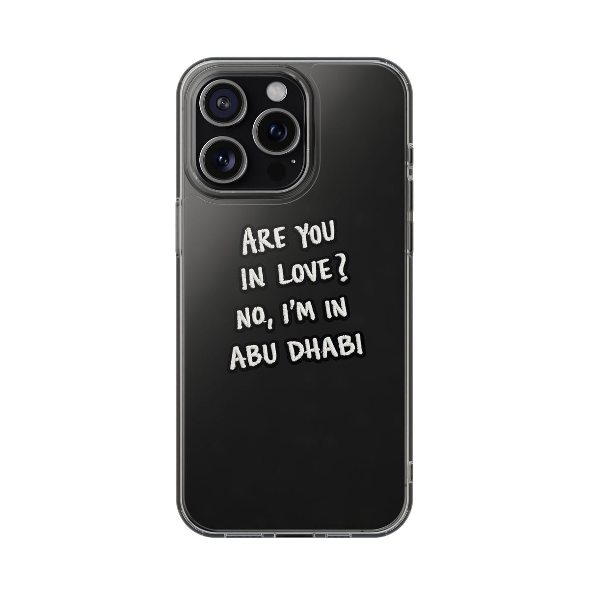 Abu Dhabi Love Clear Case