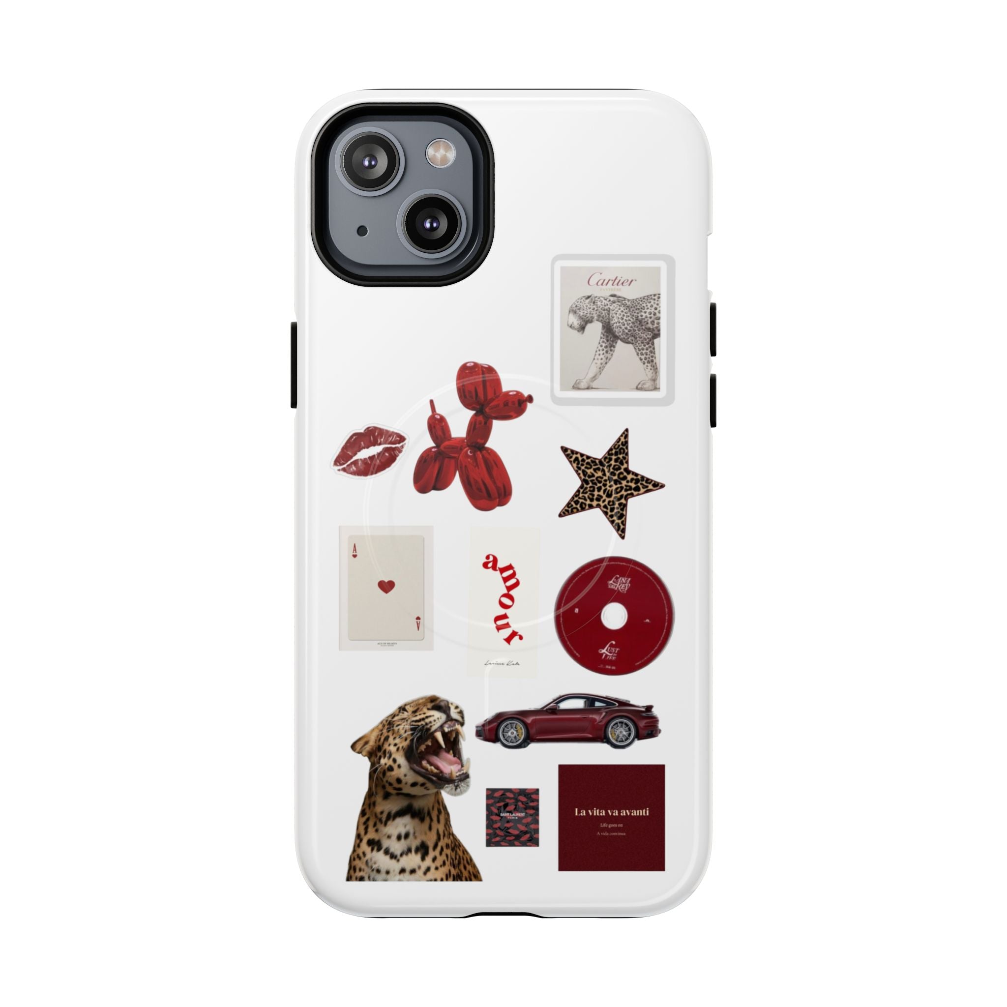 SAEVO Crimson Instinct Magnetic iPhone Case