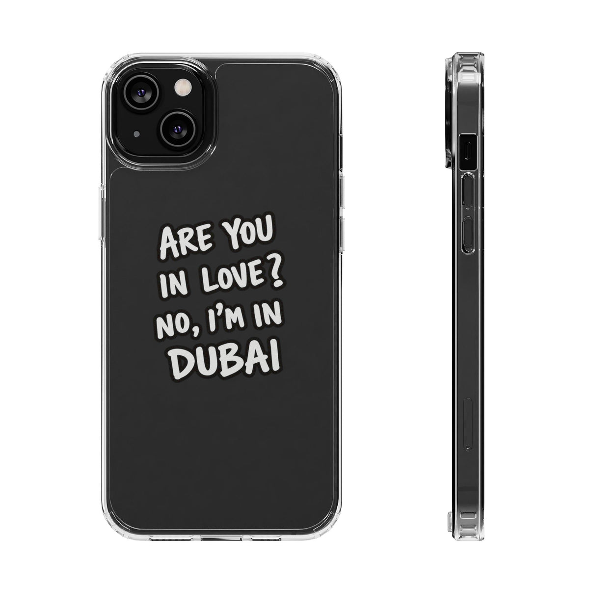 Dubai Love Clear Impact-Resistant Case