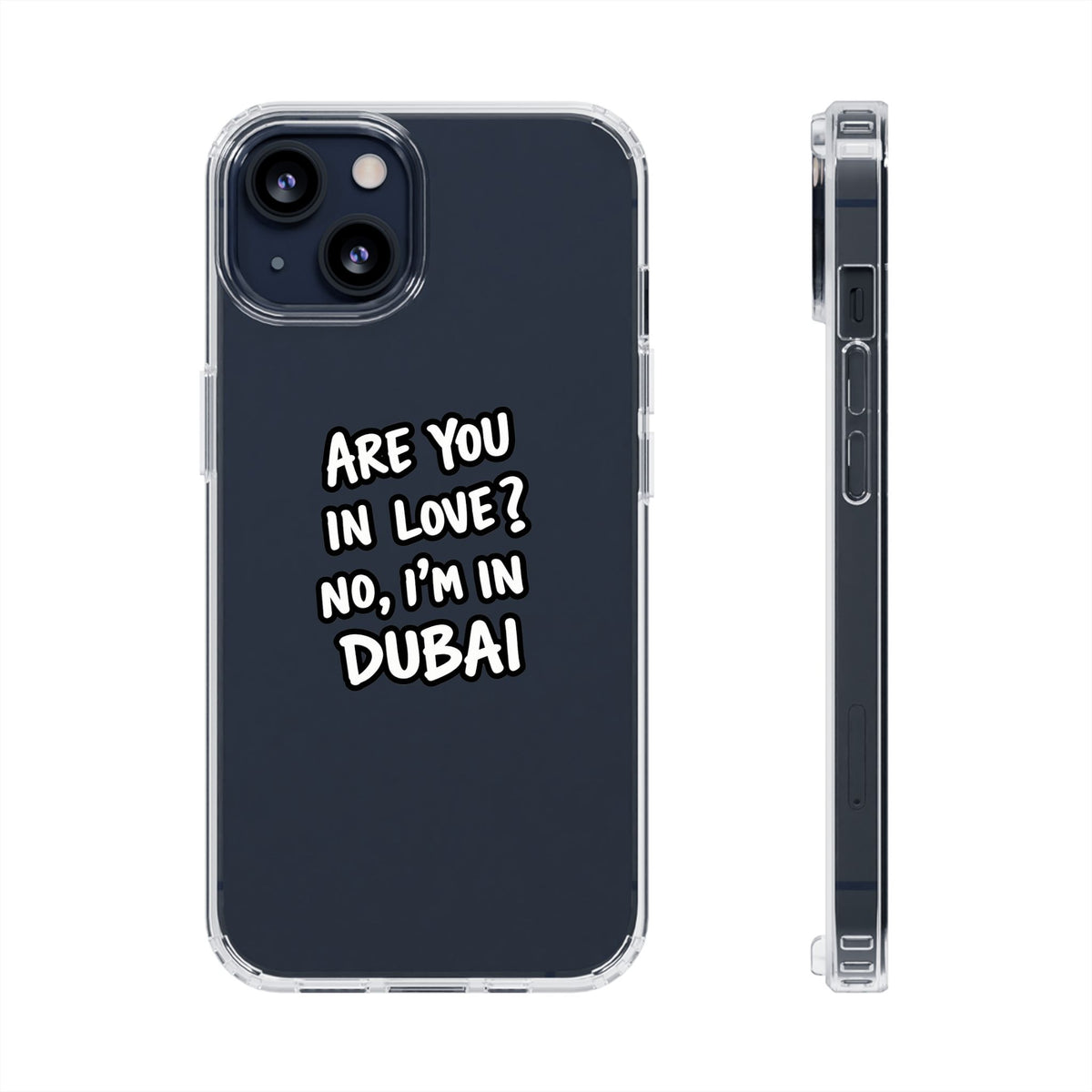 Dubai Love Clear Impact-Resistant Case