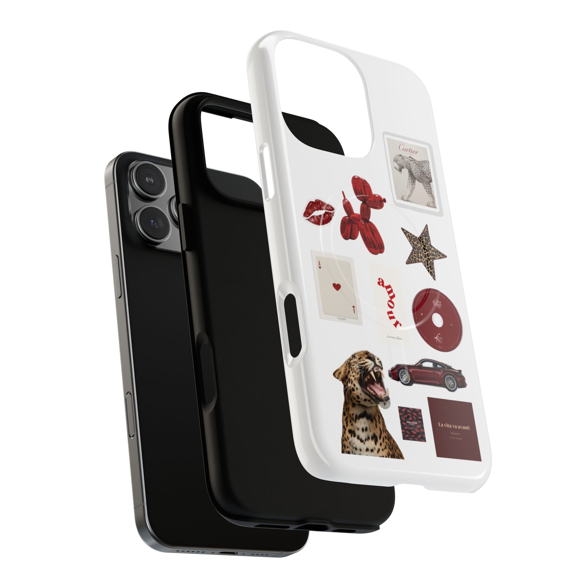 SAEVO Crimson Instinct Magnetic iPhone Case