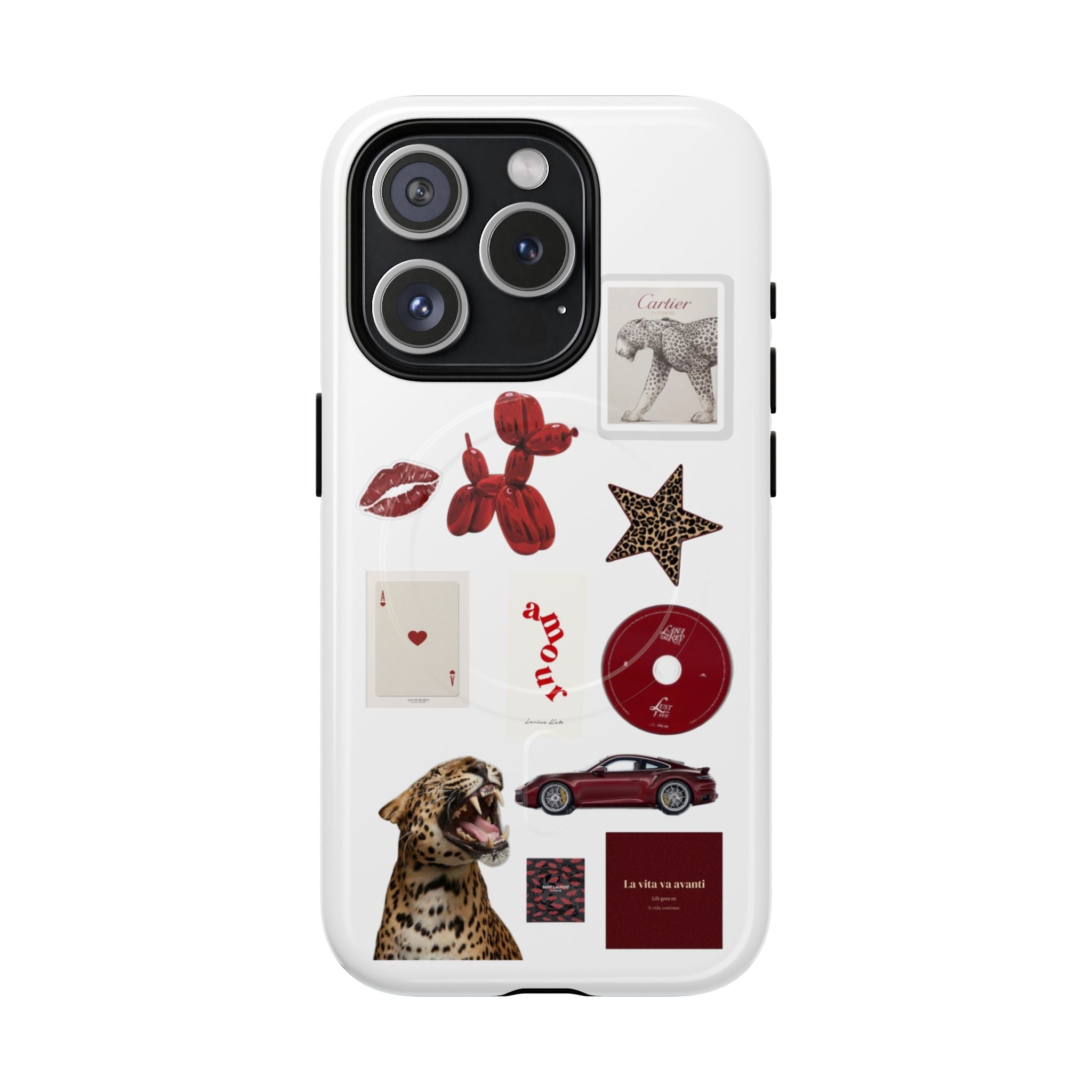 SAEVO Crimson Instinct Magnetic iPhone Case