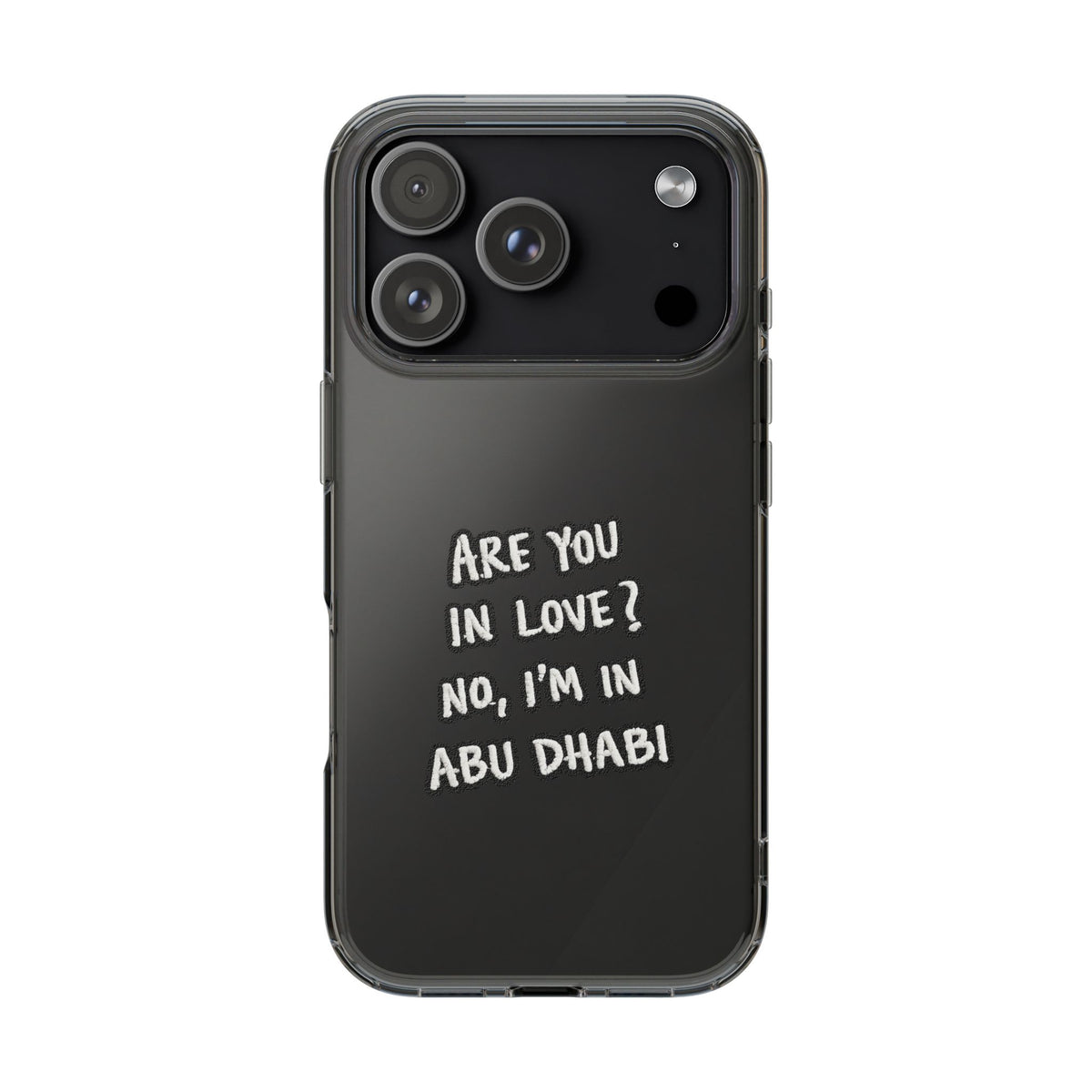 Abu Dhabi Love Clear Case