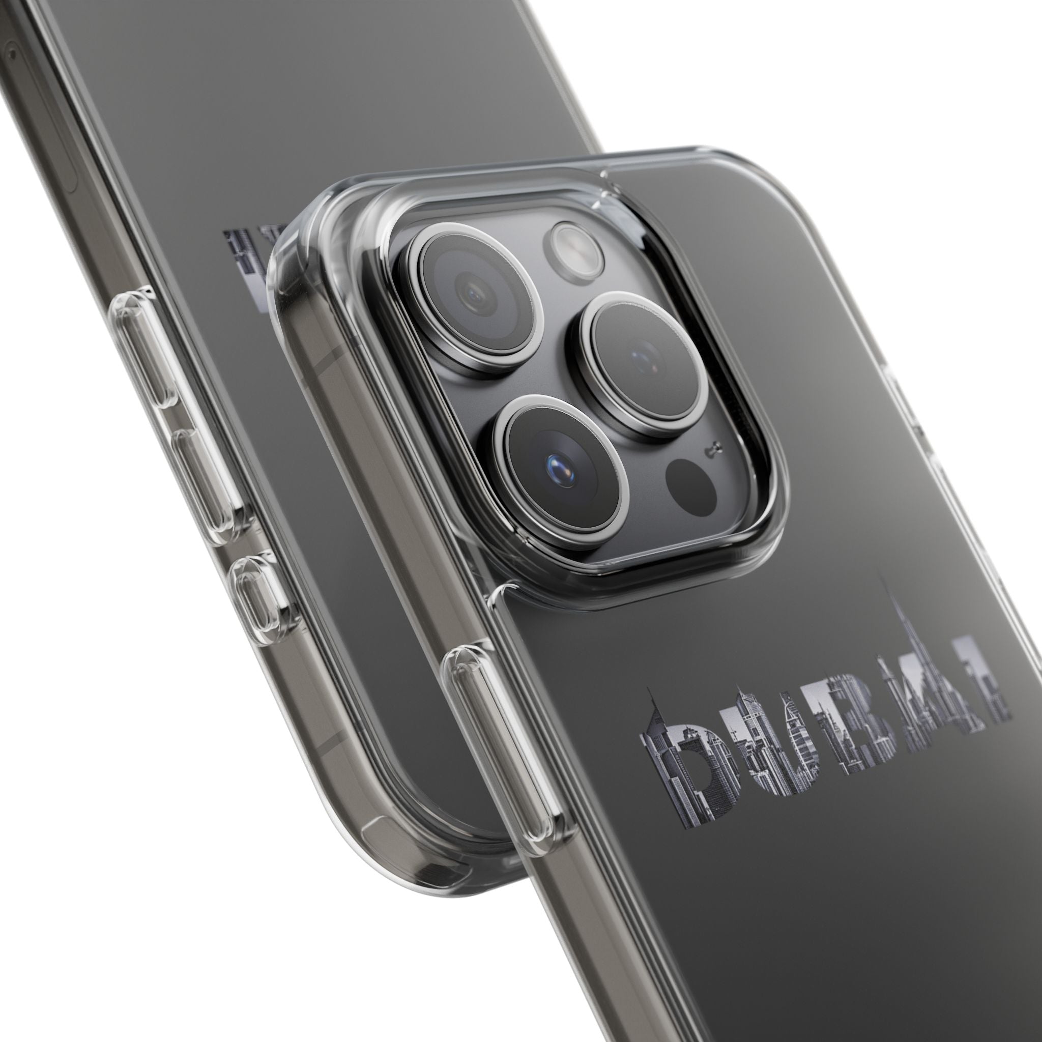Dubai Skyline Clear Impact-Resistant Case