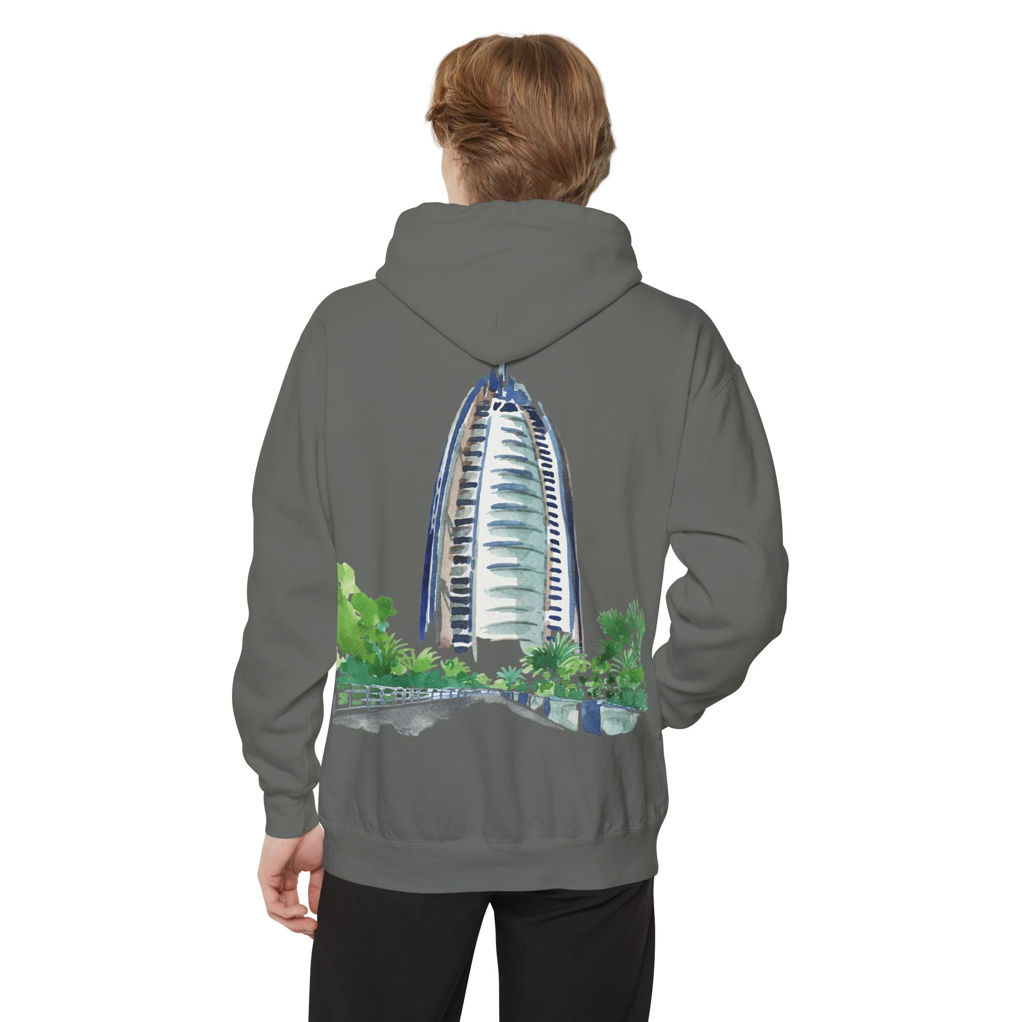 SAEVO Burj Al Arab Watercolor Hoodie