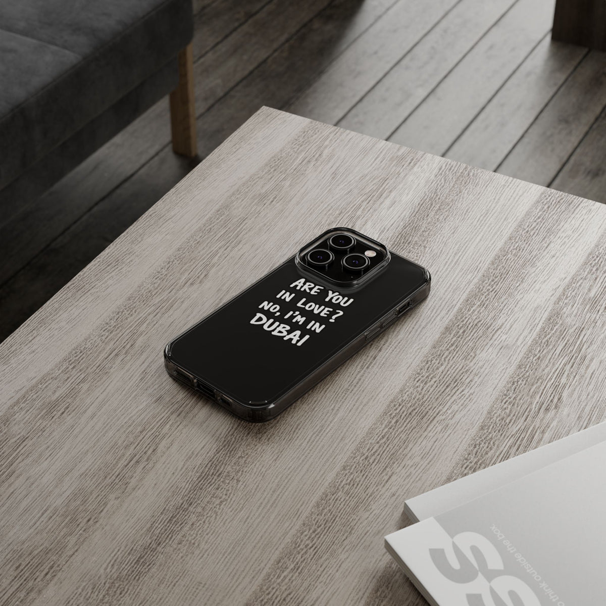 Dubai Love Clear Impact-Resistant Case