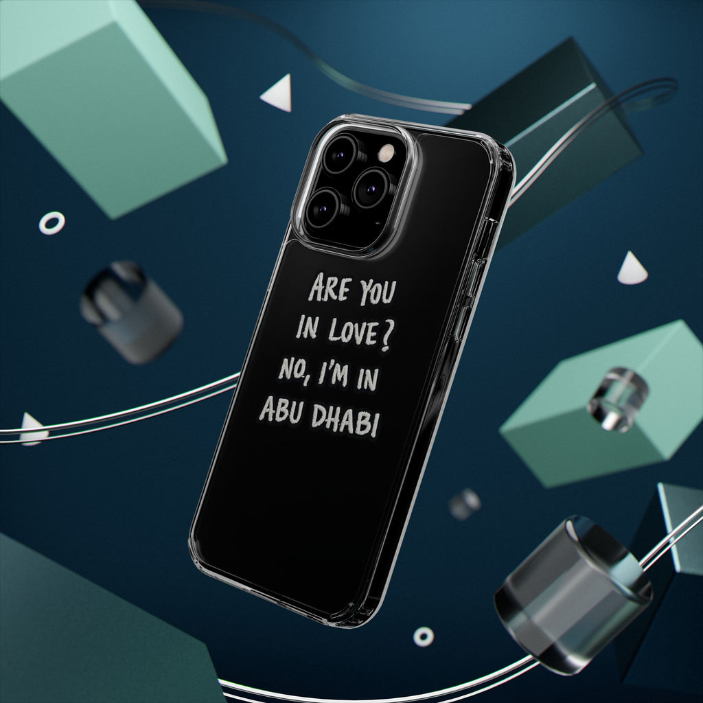 Abu Dhabi Love Clear Case