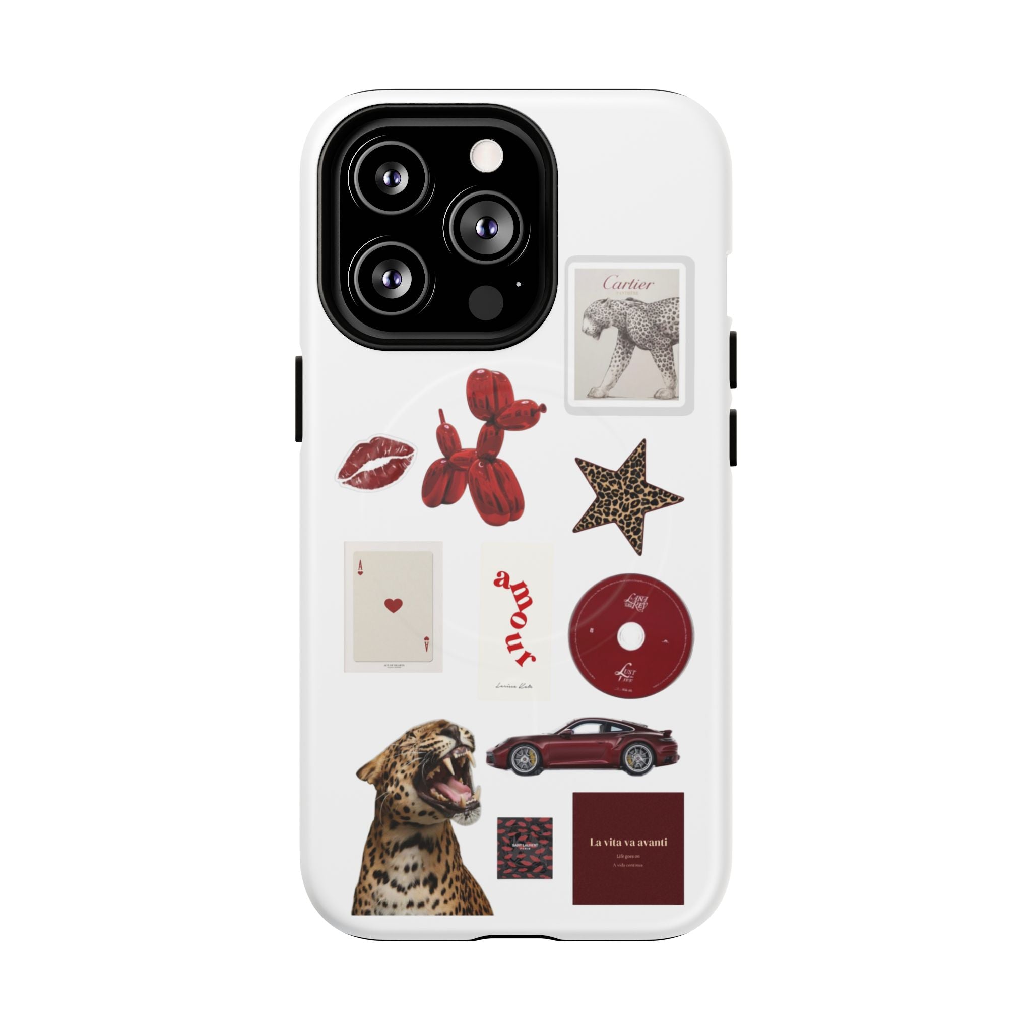 SAEVO Crimson Instinct Magnetic iPhone Case