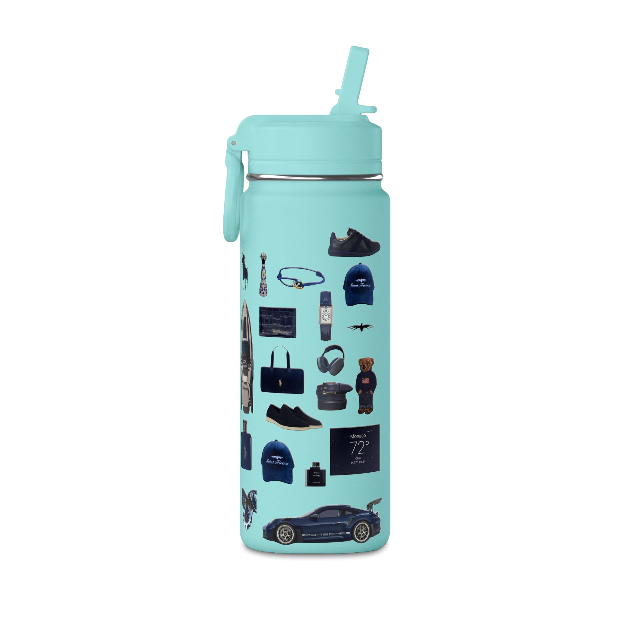 SAEVO Riviera Blue Mini Water Bottle – 0.6L
