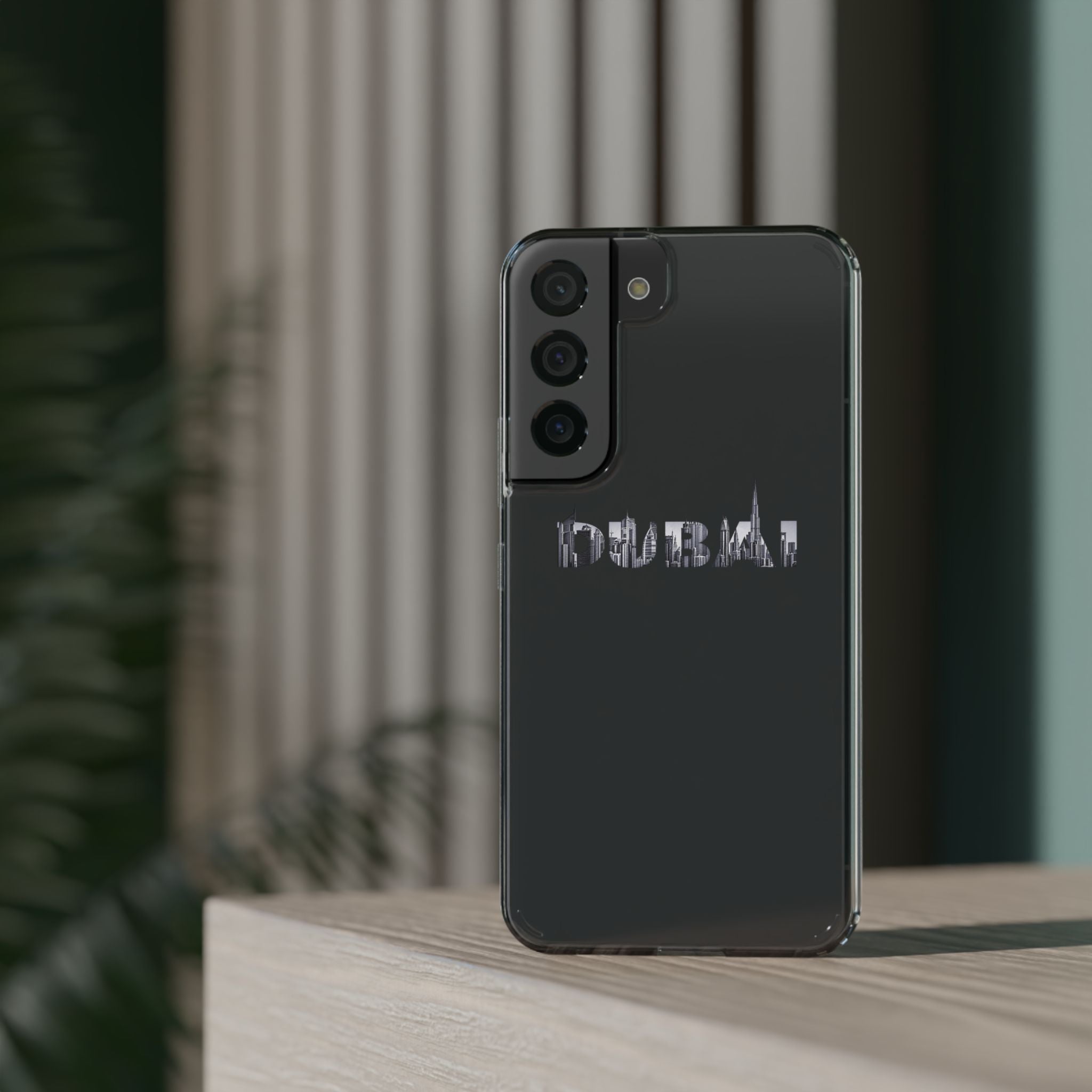 Dubai Skyline Clear Impact-Resistant Case