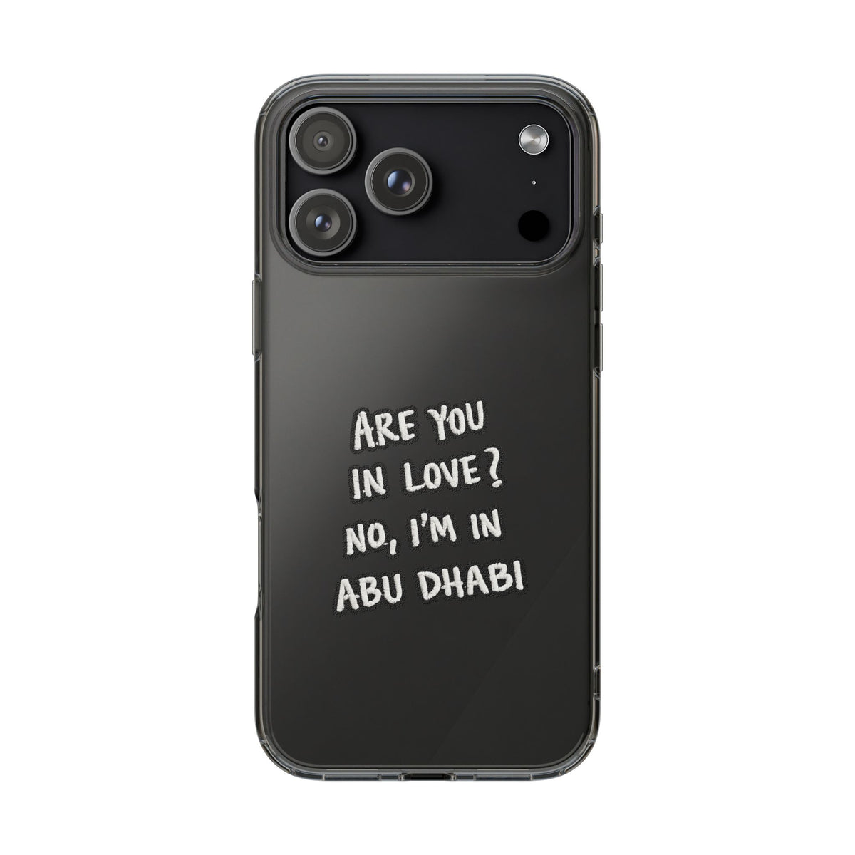 Abu Dhabi Love Clear Case