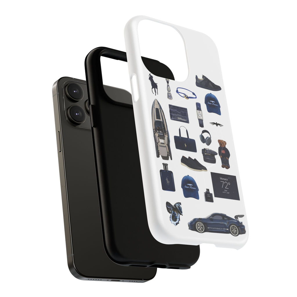 SAEVO Riviera Blue Magnetic iPhone Case