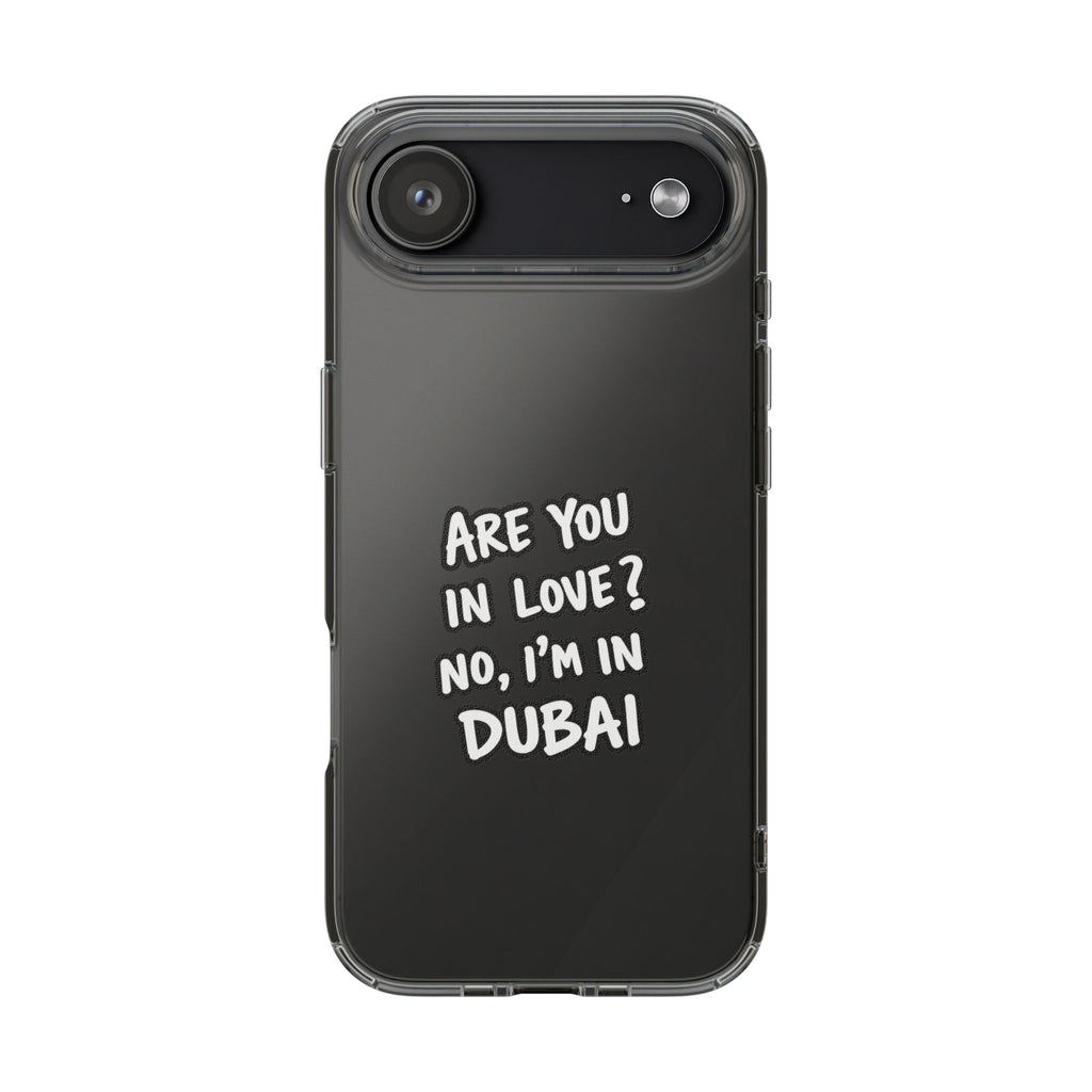 Dubai Love Clear Impact-Resistant Case