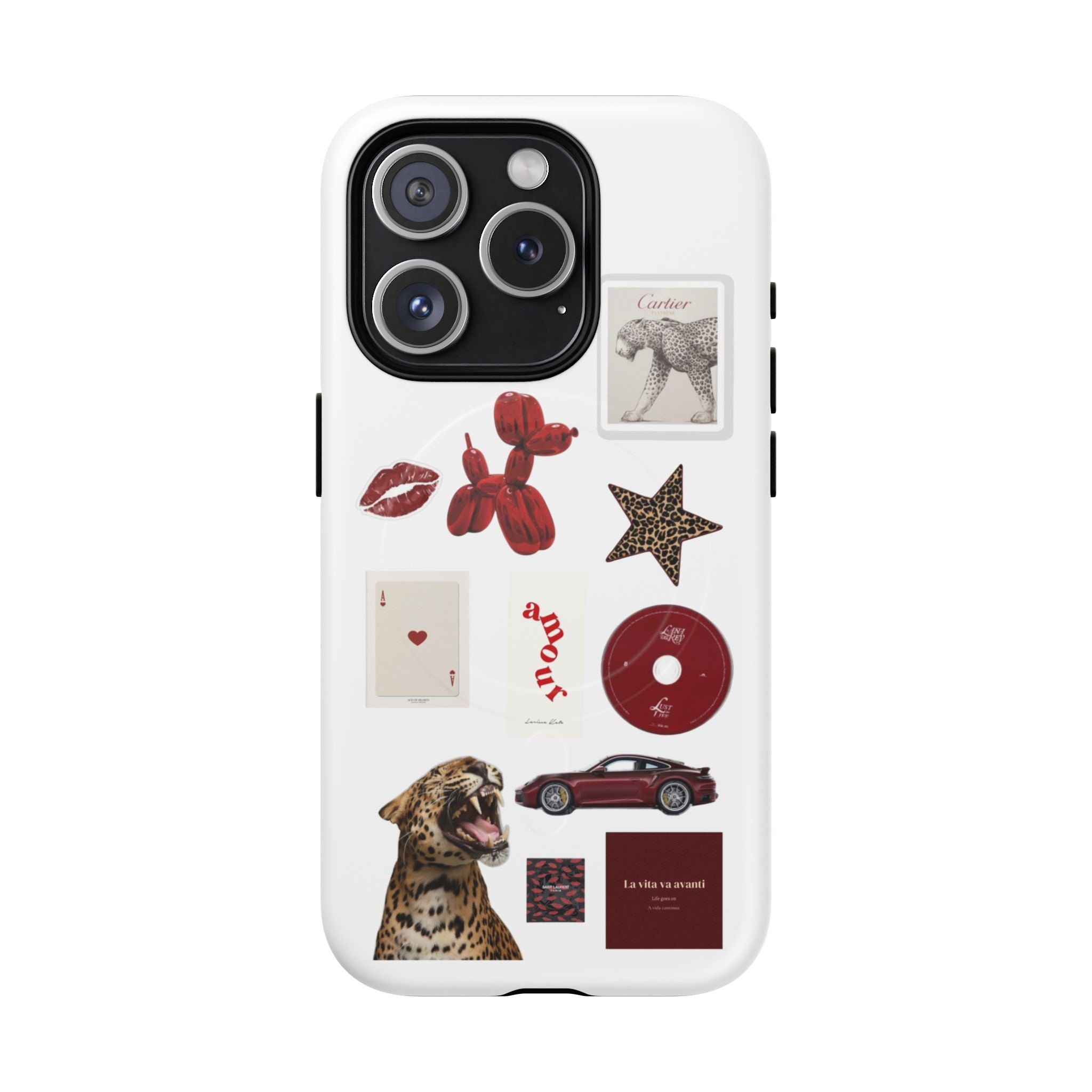 SAEVO Crimson Instinct Magnetic iPhone Case
