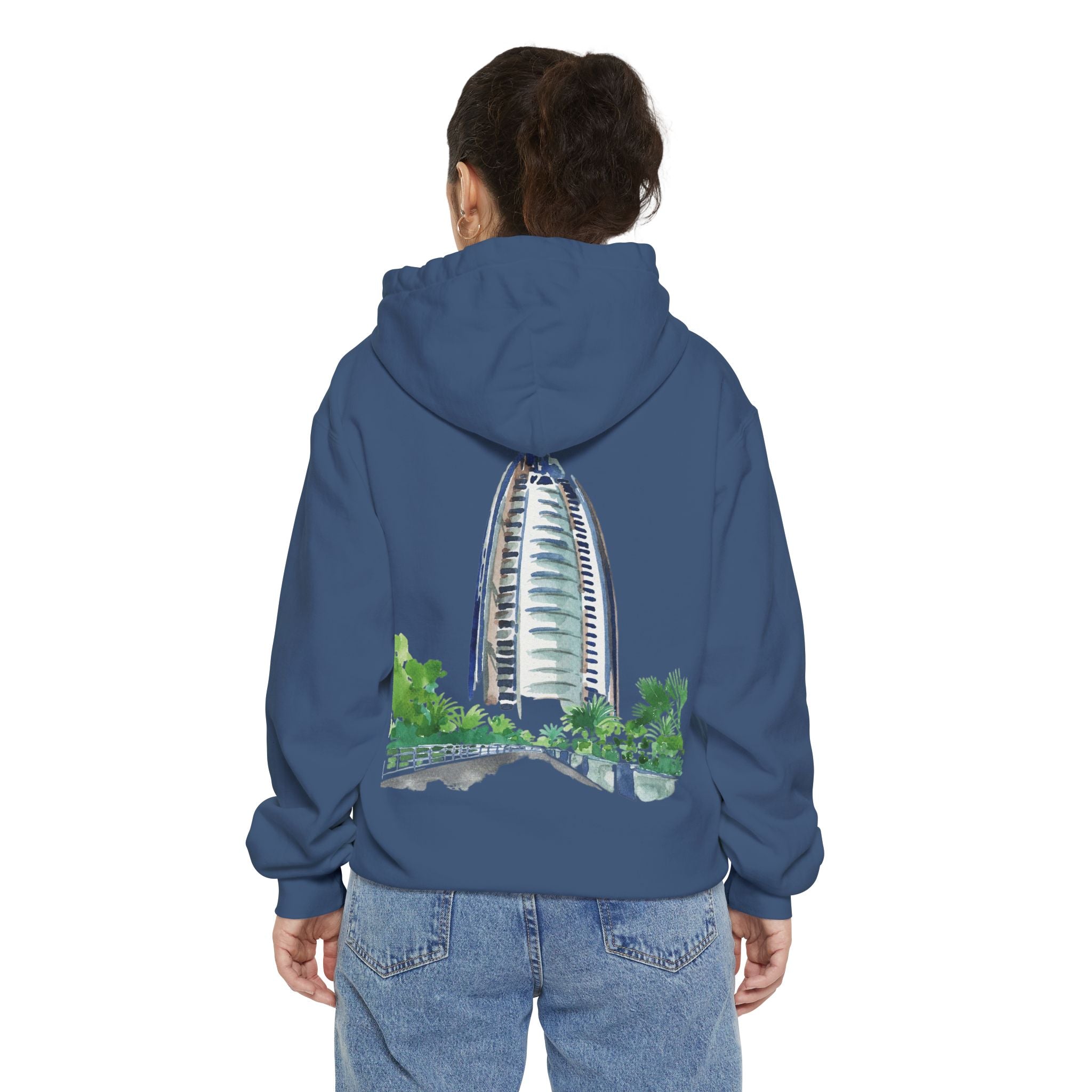 SAEVO Burj Al Arab Watercolor Hoodie