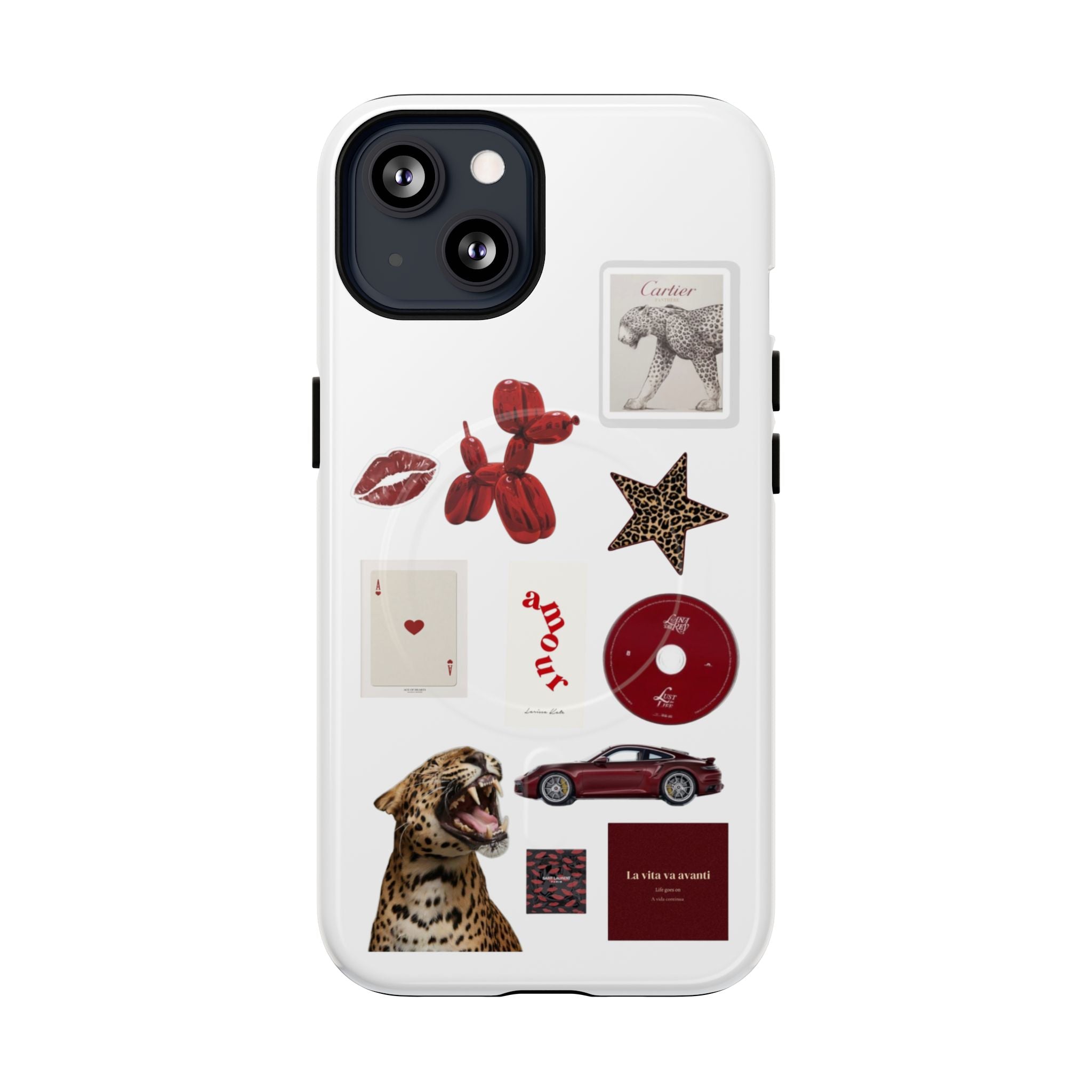 SAEVO Crimson Instinct Magnetic iPhone Case