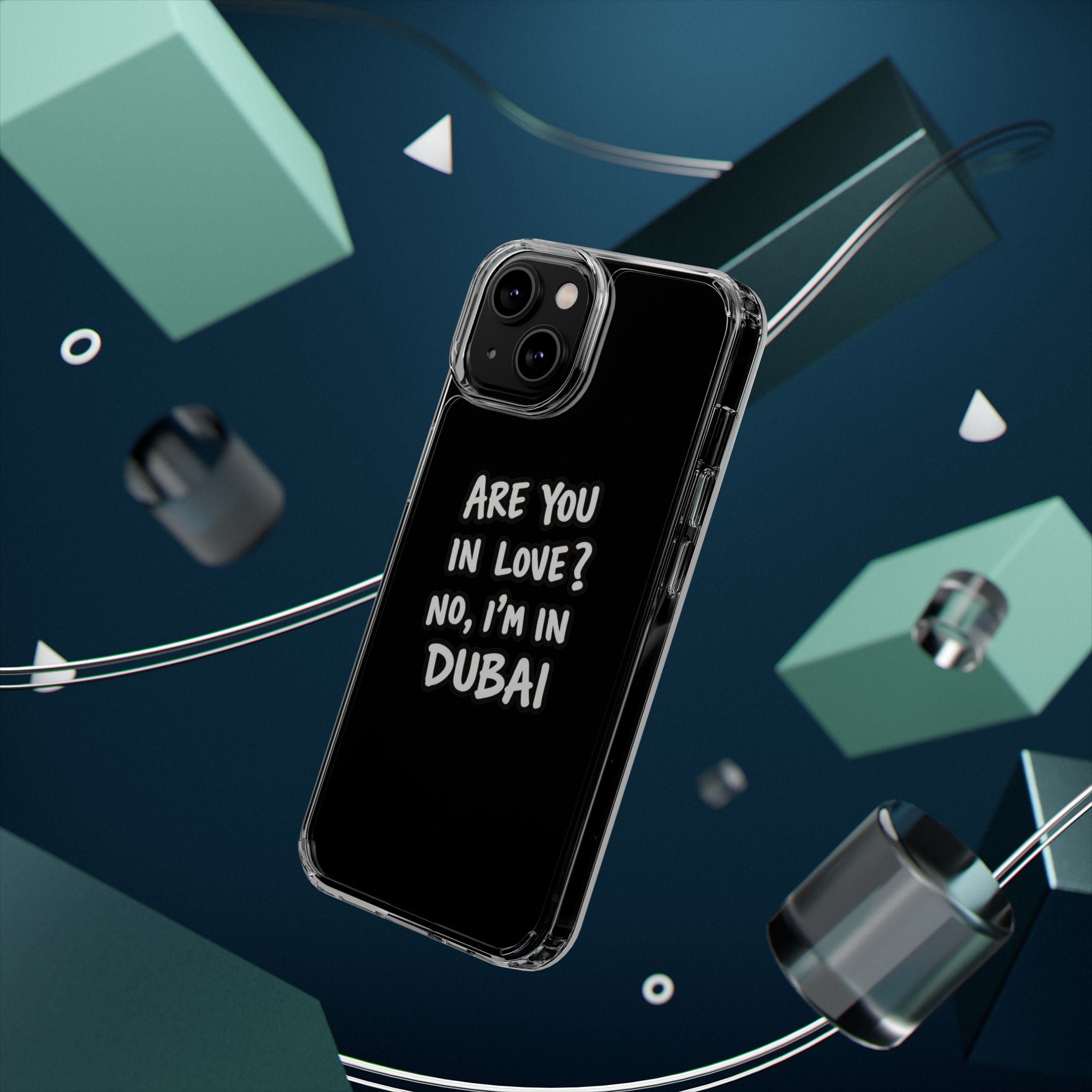 Dubai Love Clear Impact-Resistant Case