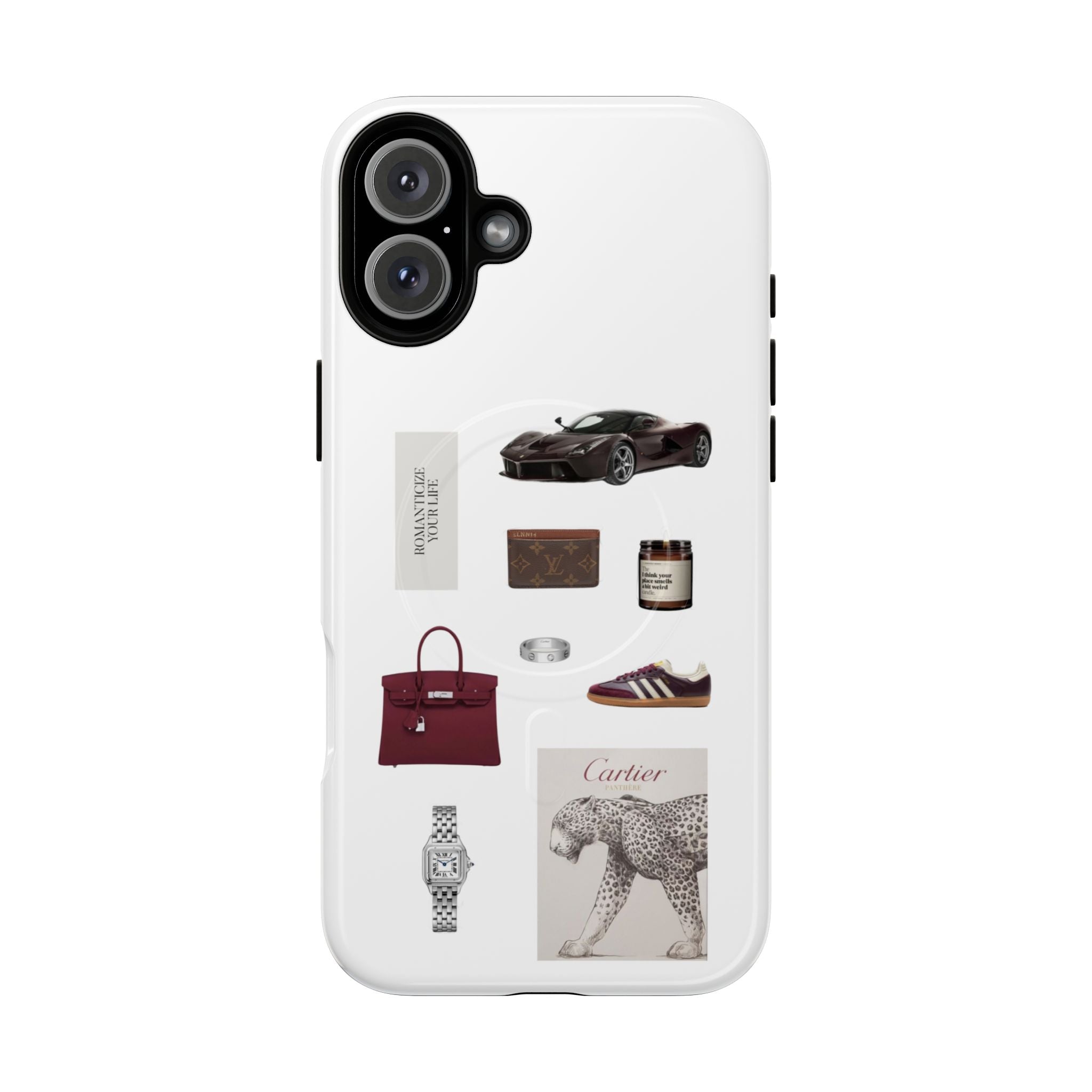 SAEVO Bordeaux Luxe Magnetic iPhone Case