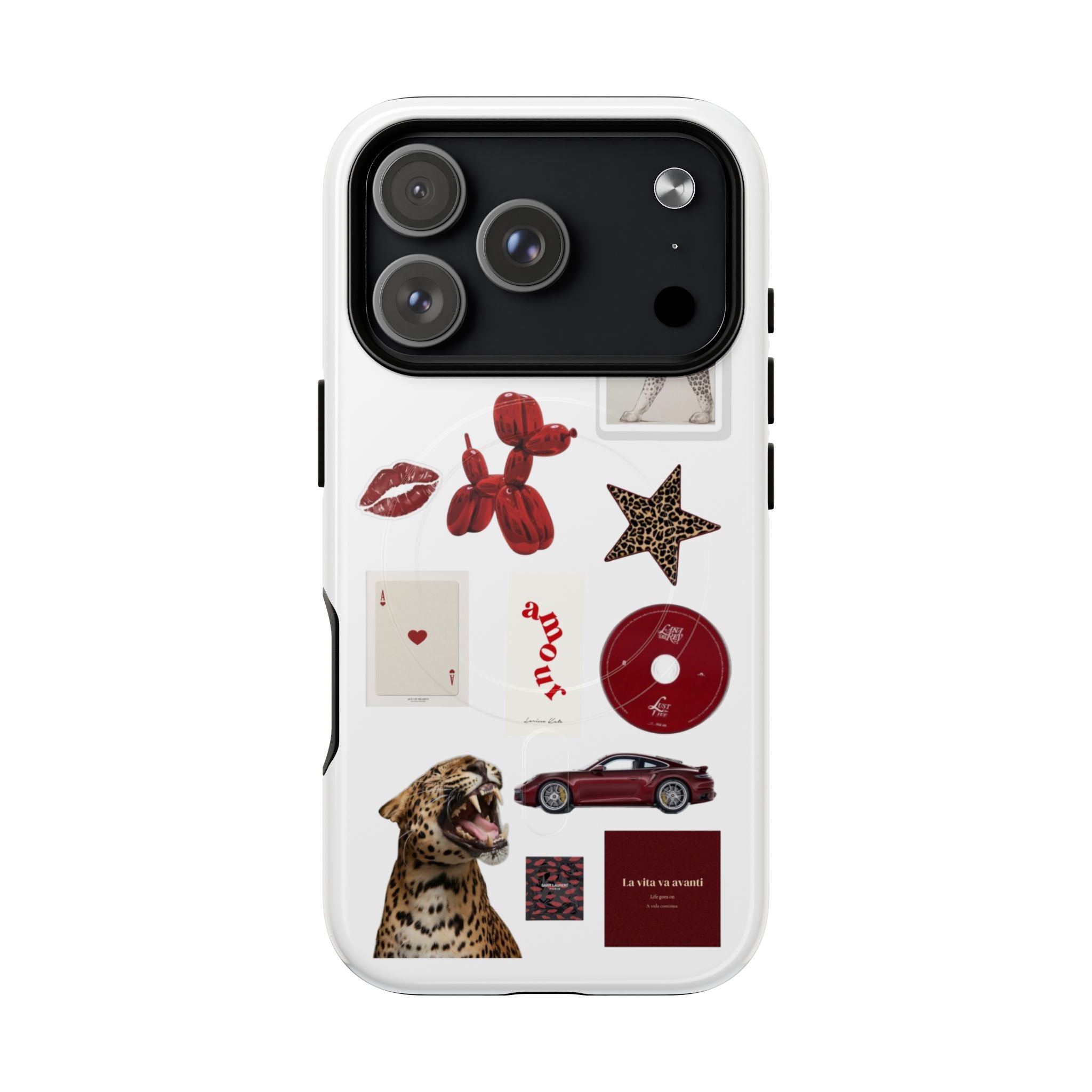 SAEVO Crimson Instinct Magnetic iPhone Case