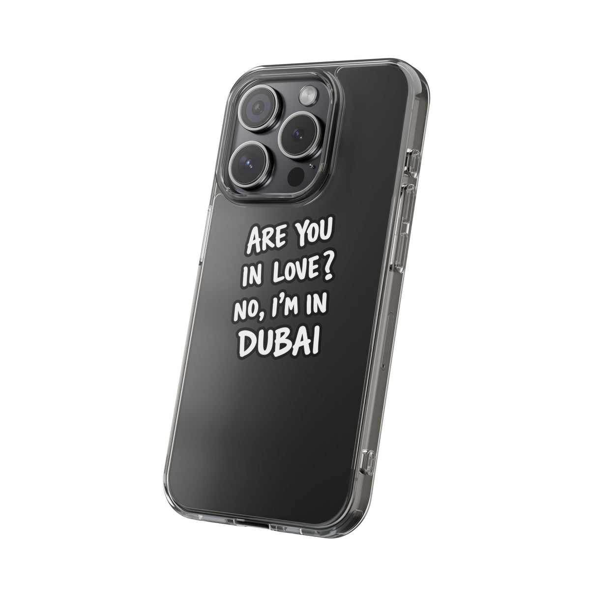 Dubai Love Clear Impact-Resistant Case