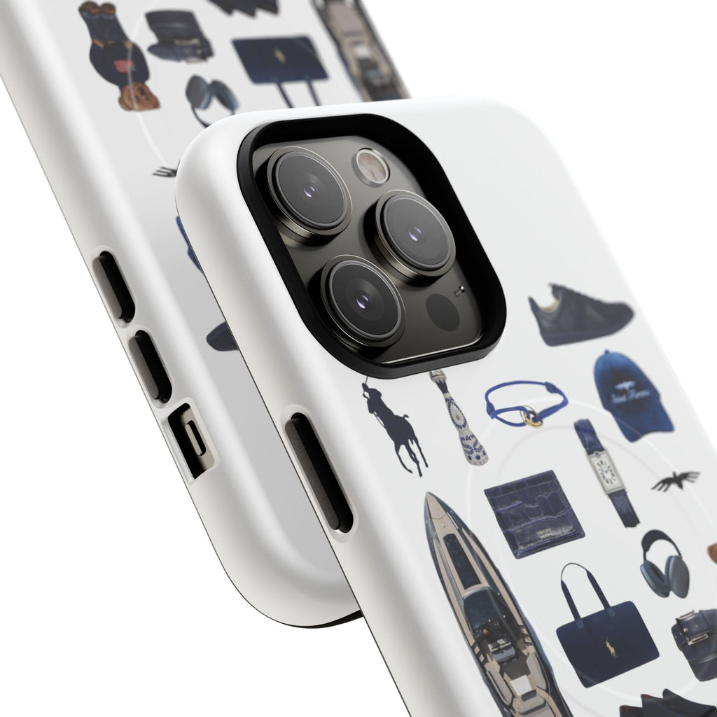 SAEVO Riviera Blue Magnetic iPhone Case