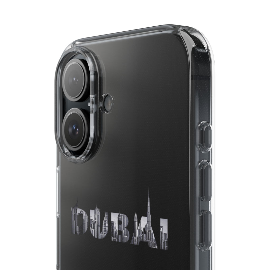 Dubai Skyline Clear Impact-Resistant Case