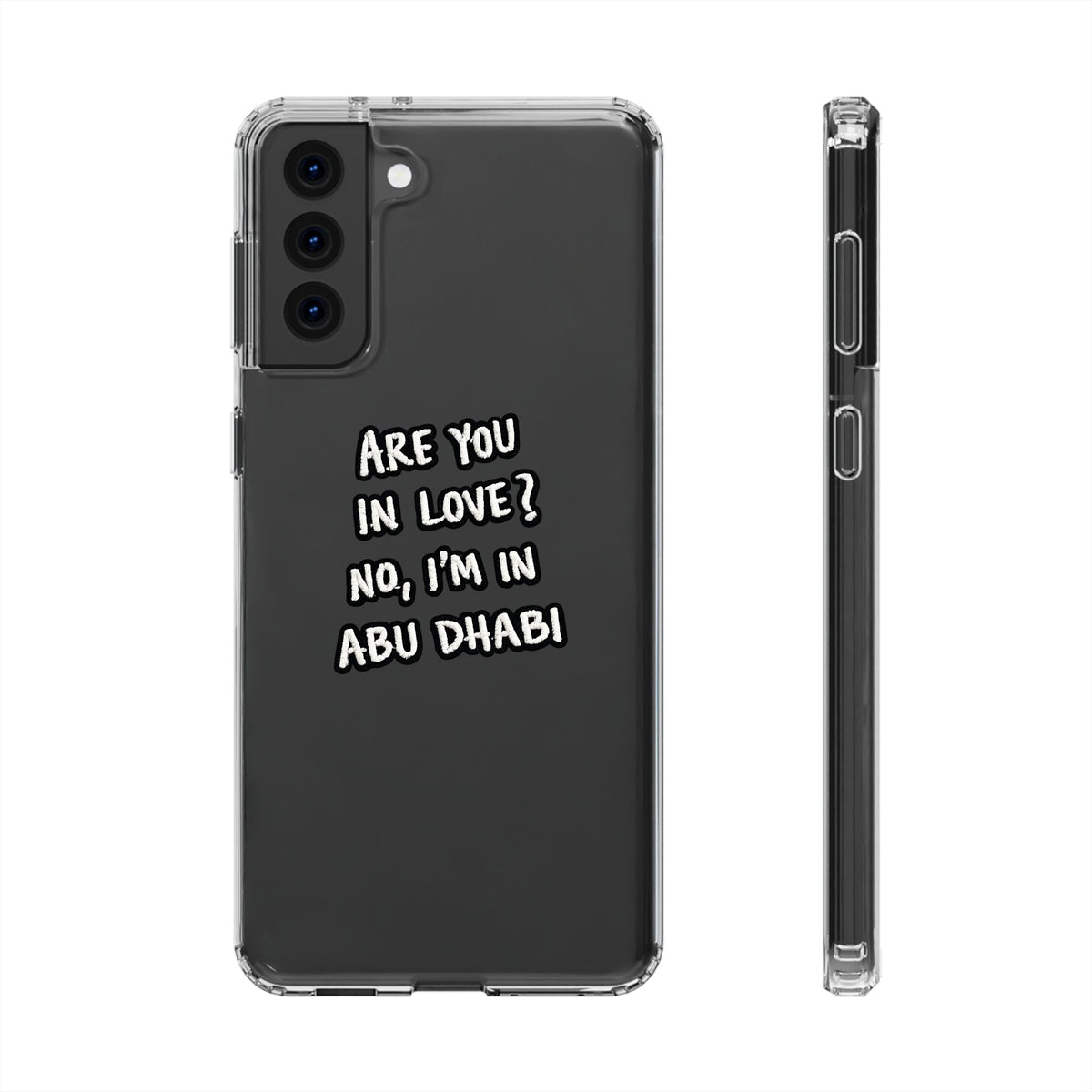 Abu Dhabi Love Clear Case