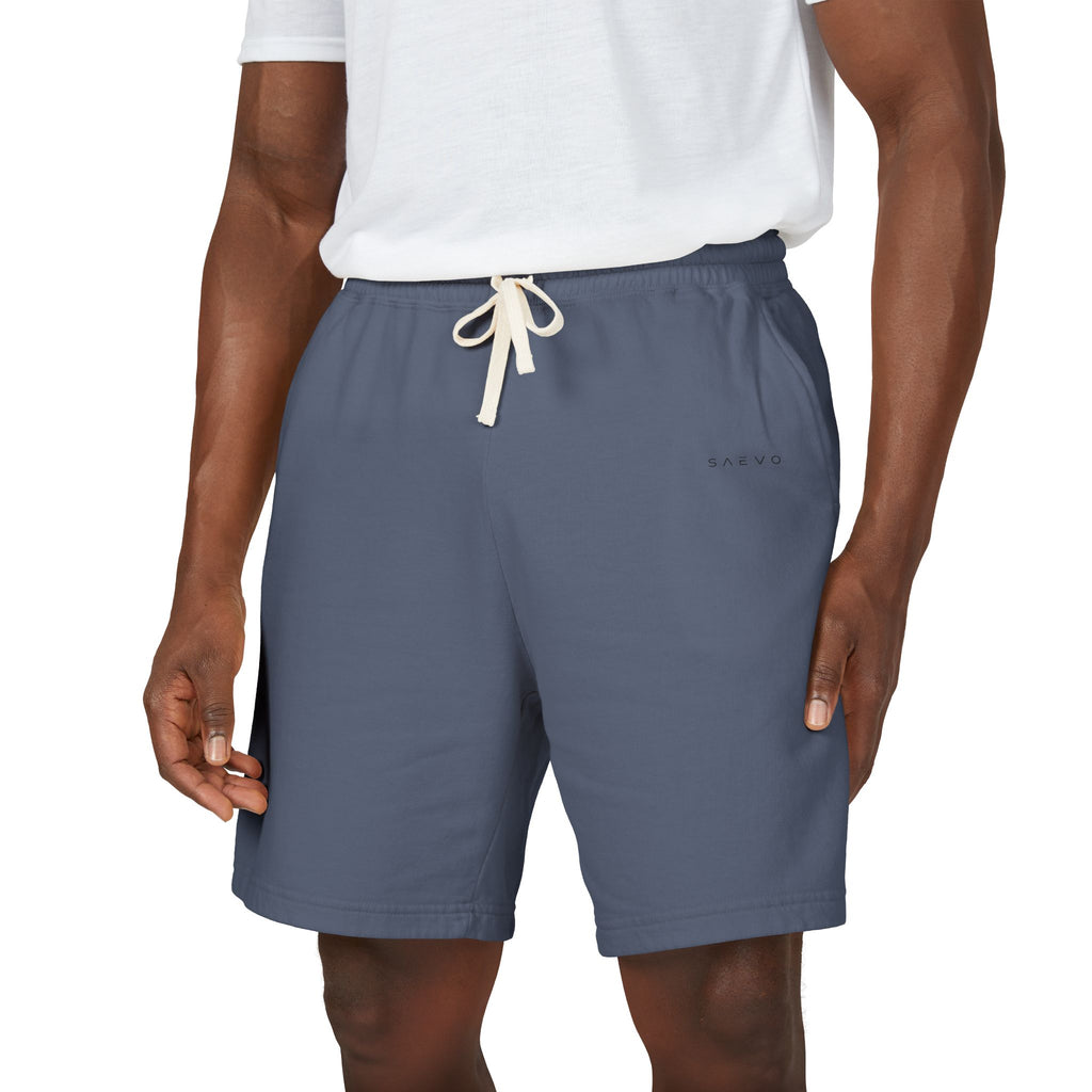 SAEVO Garment-Dyed Fleece Sweat Shorts
