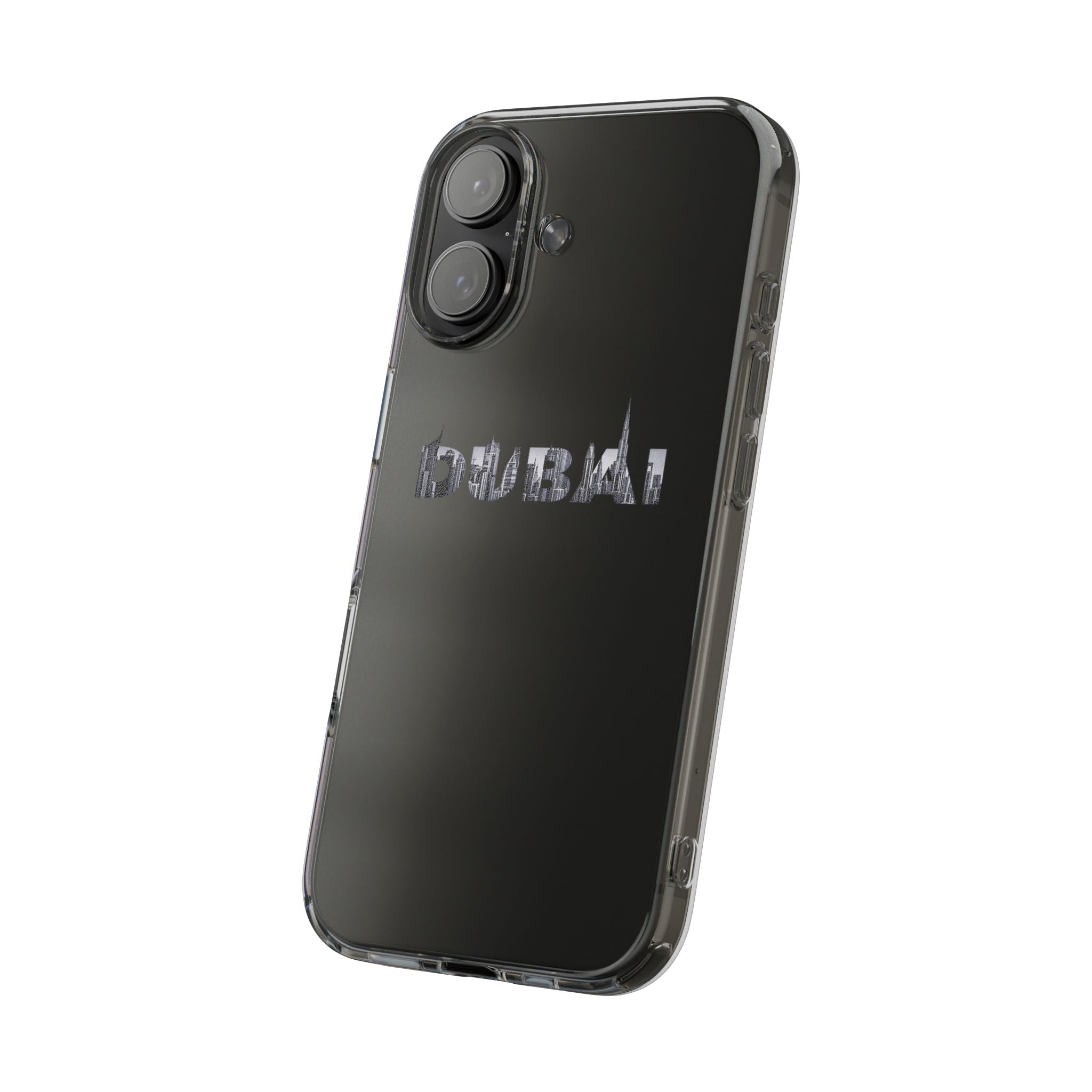 Dubai Skyline Clear Impact-Resistant Case