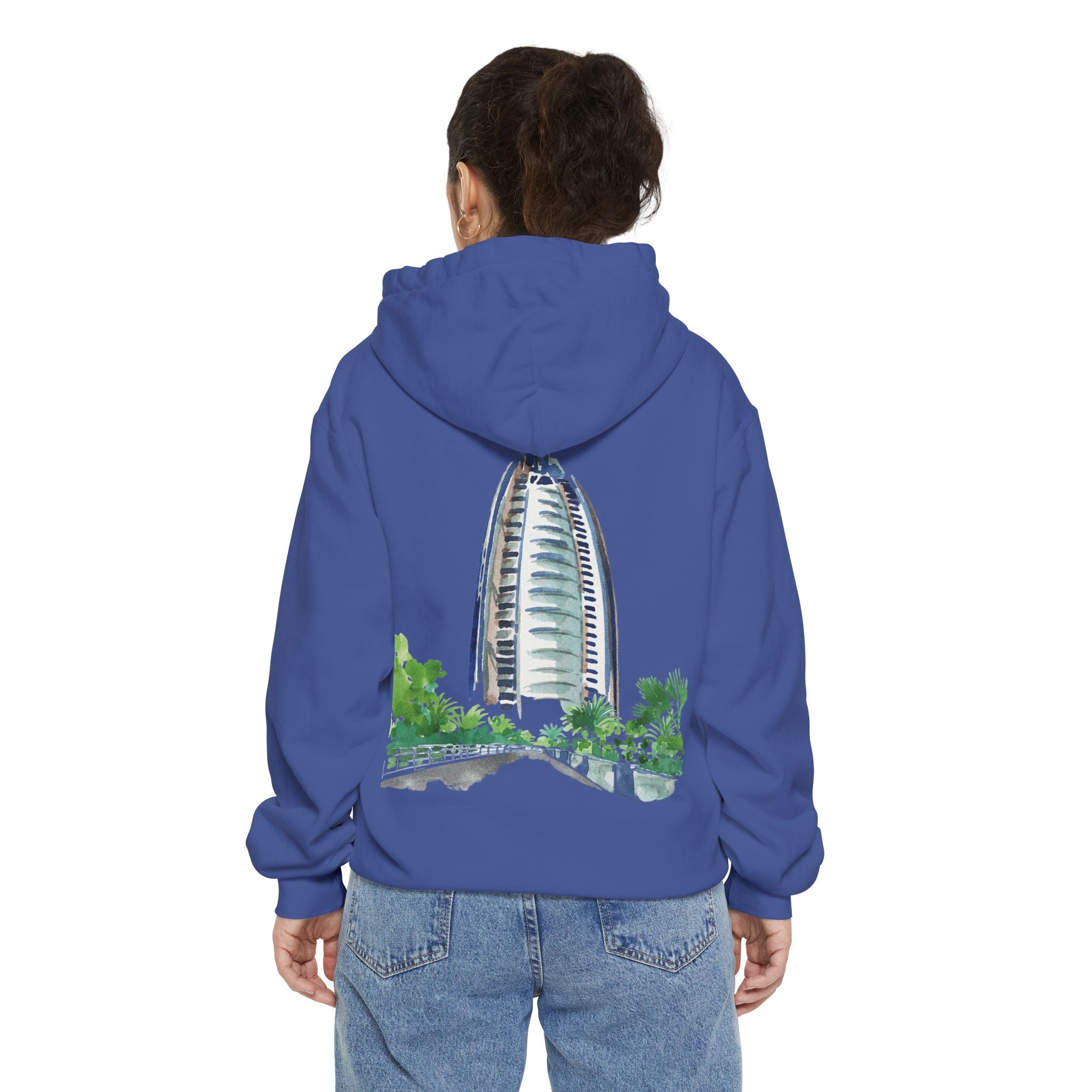SAEVO Burj Al Arab Watercolor Hoodie