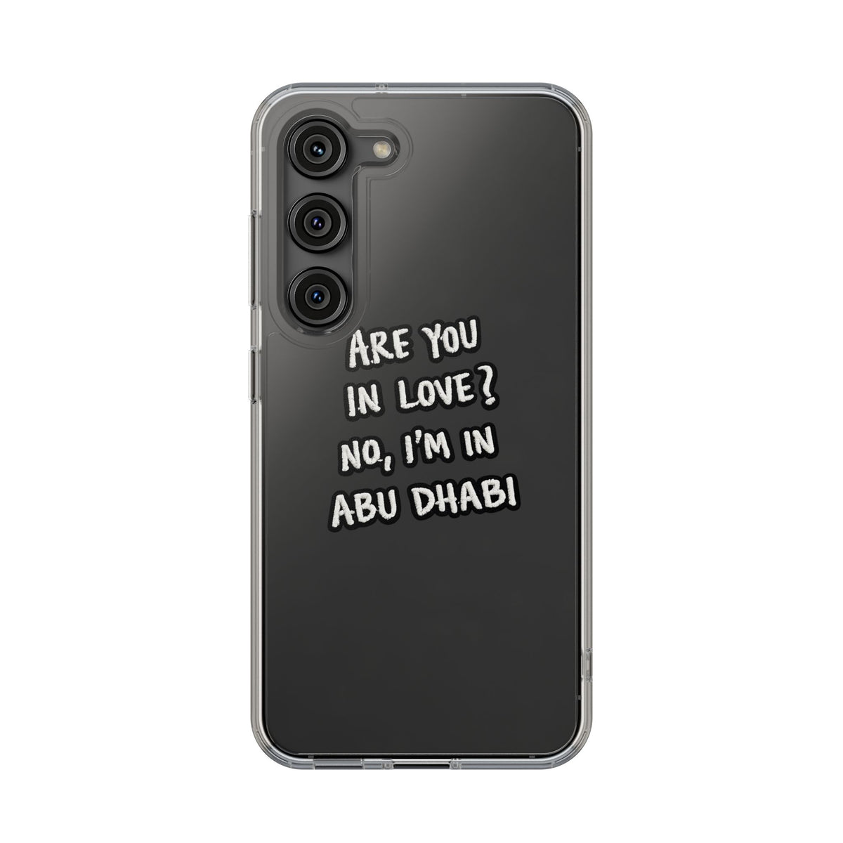 Abu Dhabi Love Clear Case
